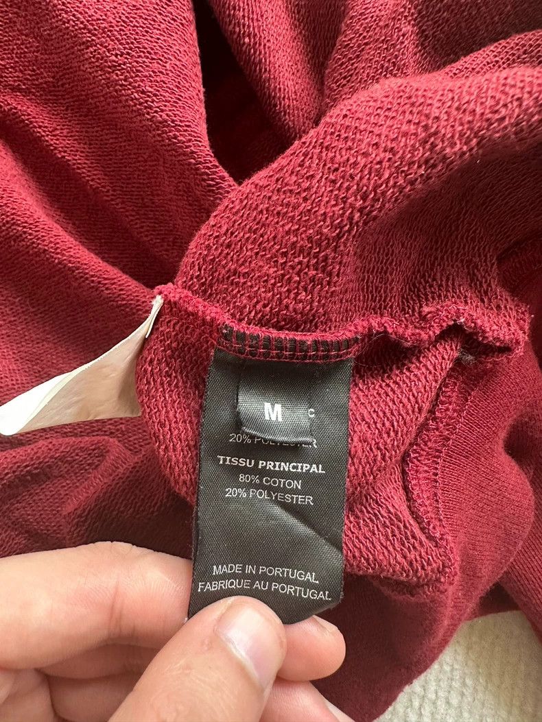 Vetements Vetements 18aw Burgundy Zip-up Sweatshirt Size US S / EU 44-46 / 1 - 6 Thumbnail