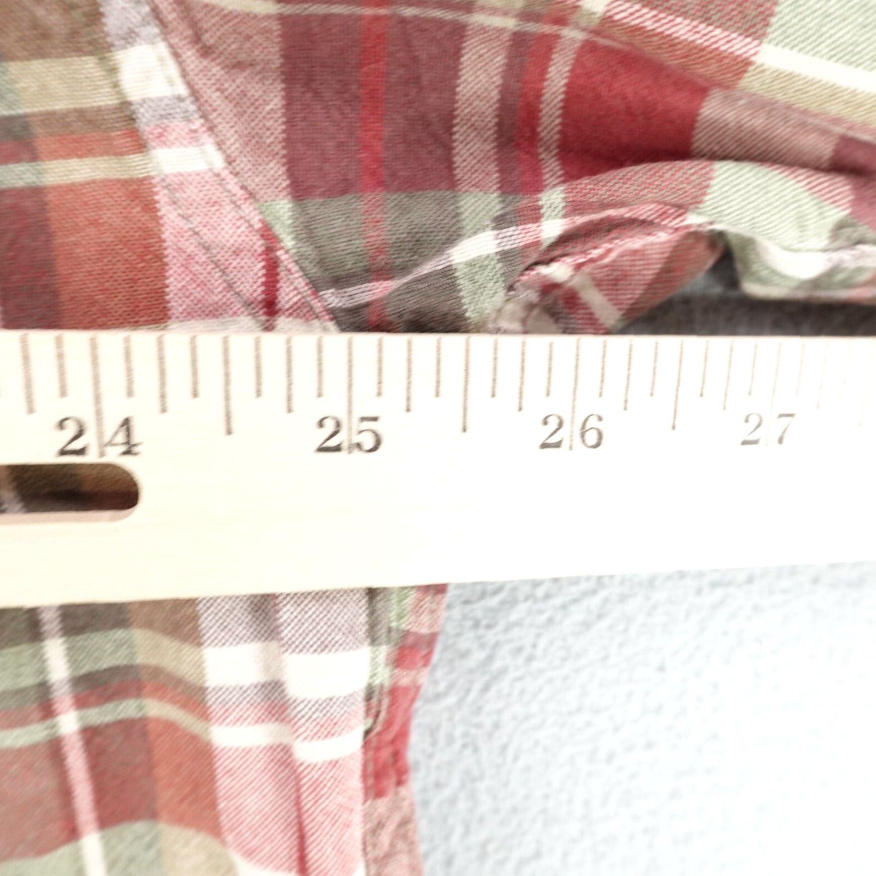 Vintage Woolrich Button-Up Shirt Mens XL Tall Red Beige Plaid Cotton Outdoor Work Size US XL / EU 56 / 4 - 6 Thumbnail