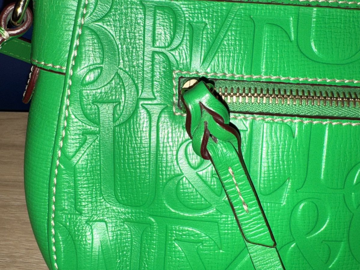 Dooney & Bourke Dooney & Bourke Embossed Logo Leather Crossbody – Green Size ONE SIZE - 3 Thumbnail