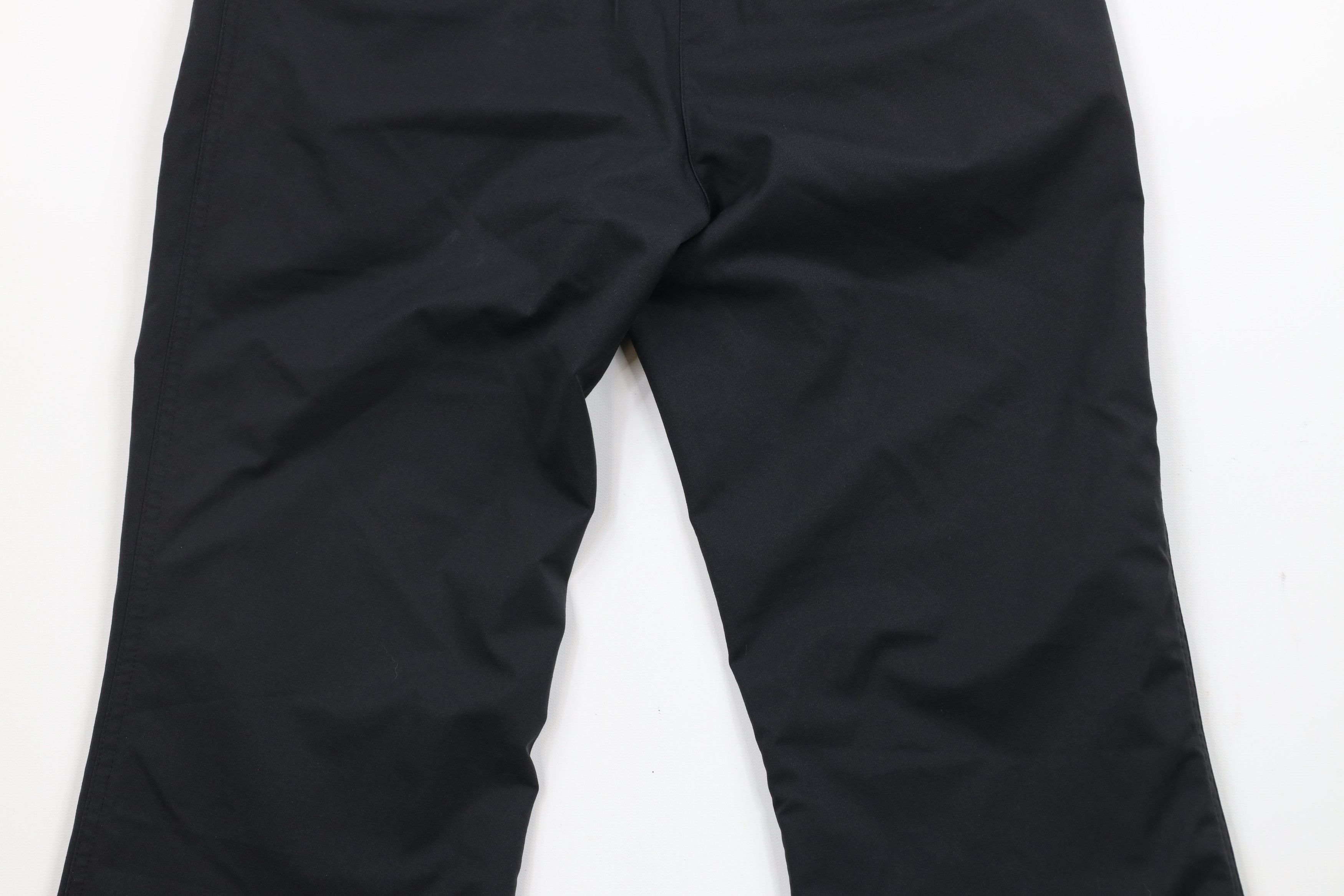 Adidas × Vintage Adidas Golf Flared Wide Leg Tech Golfing Pants Black Size 25" / US 0 / IT 36 - 10 Thumbnail