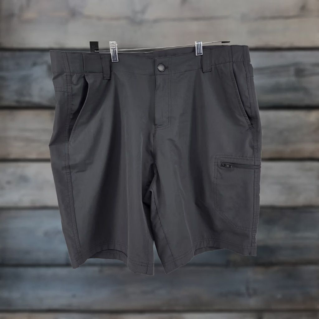 ZeroXposur Zeroxposur Men's Shorts 38 Black Charcoal Gray w/Pockets Flat Front Zip 10in Inseam Size US 38 / EU 54 - 1 Thumbnail