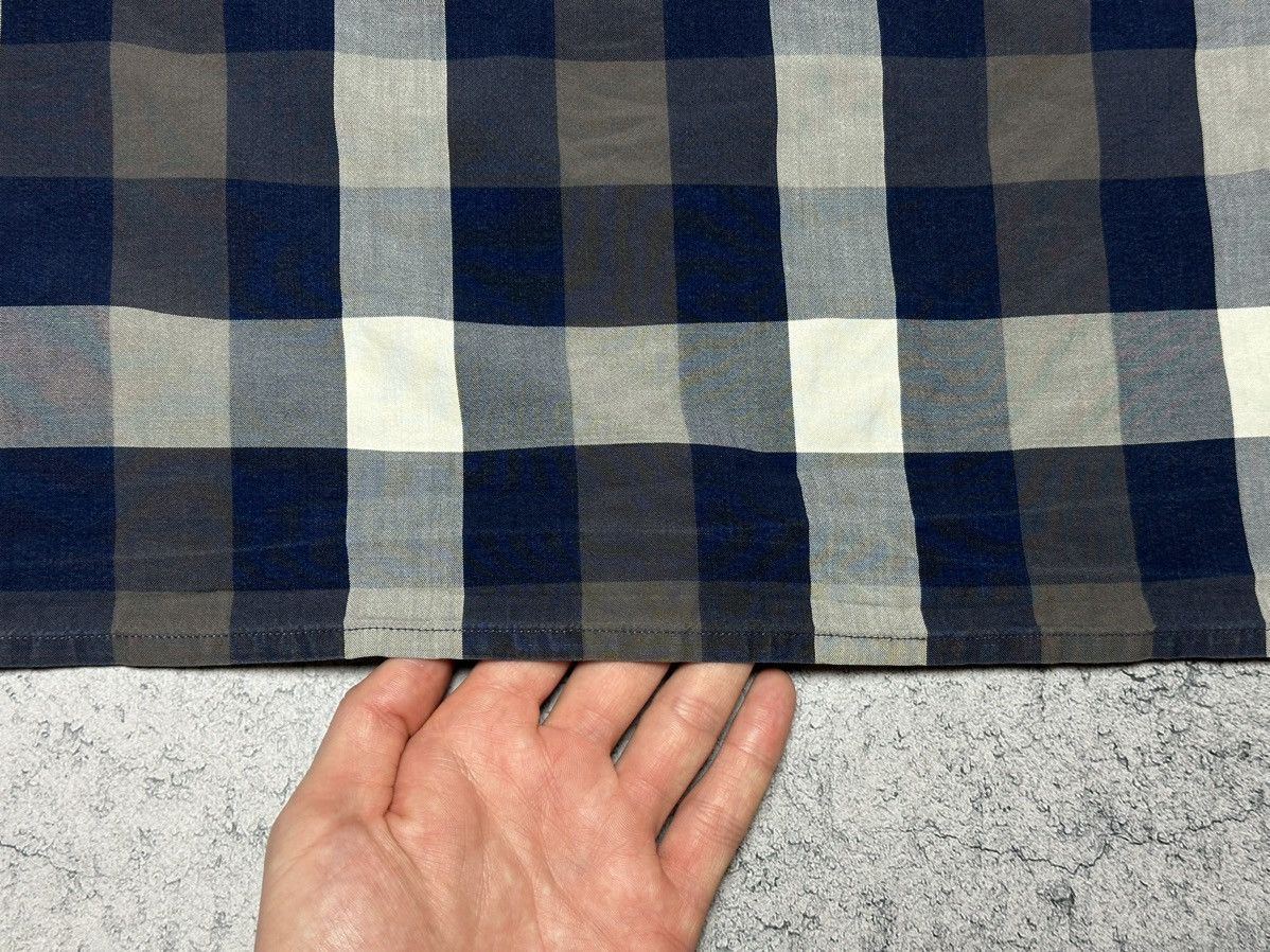 Aquascutum × Vintage Aquascutum London Checked Button Up Shirt Size US L / EU 52-54 / 3 - 12 Thumbnail