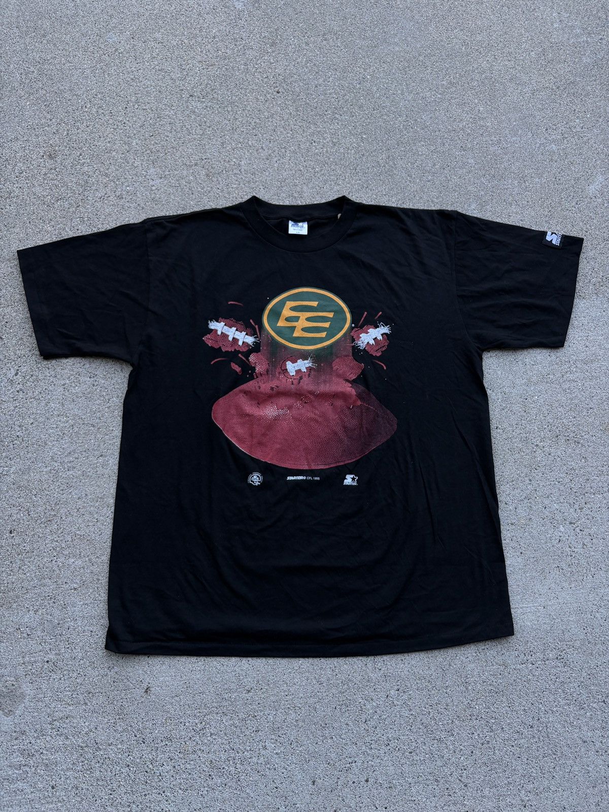 NFL Vintage 1995 Starter CFL “Edmonton Eskimos” T-Shirt Size L Size US L / EU 52-54 / 3 - 1 Thumbnail