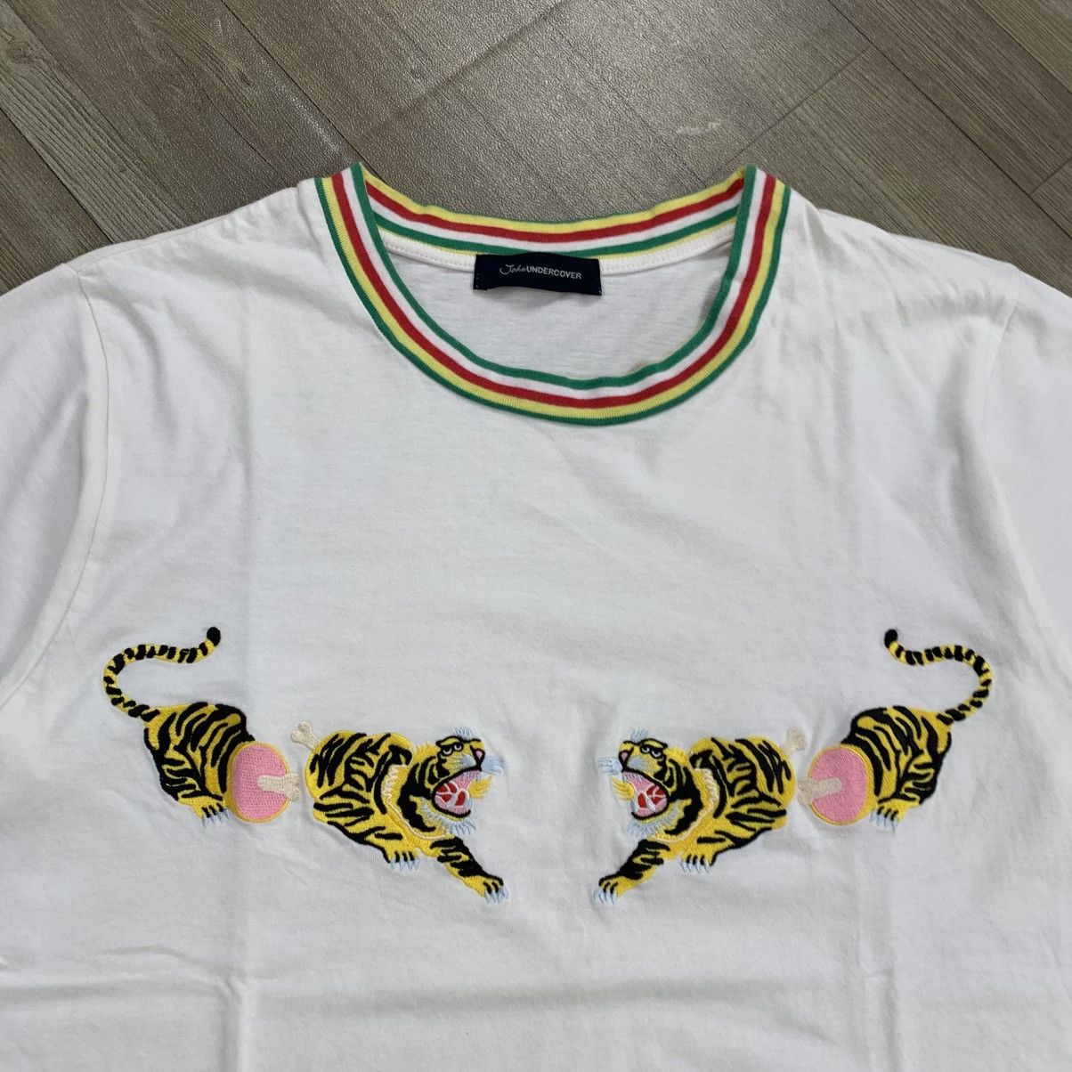 Undercover John Undercover Embroidery Double Tiger Tshirt Size US M / EU 48-50 / 2 - 2 Thumbnail