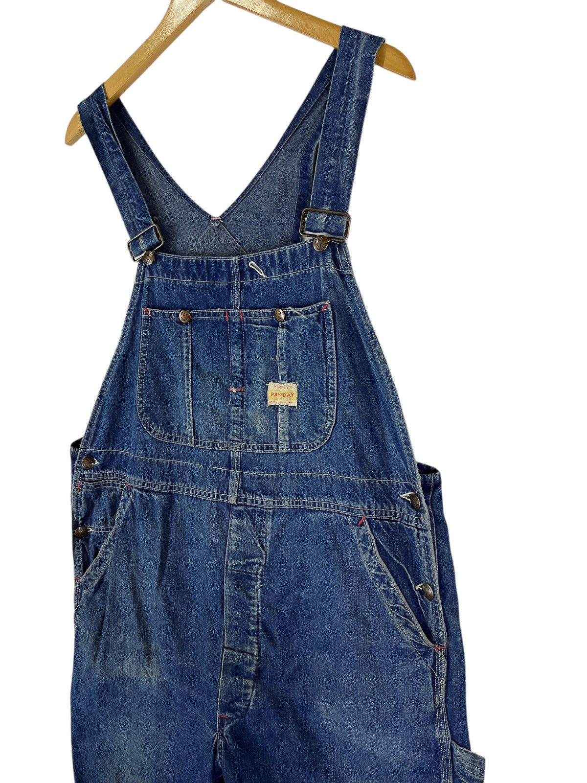 JCPenney × Vintage 50s Vintage PayDay Penney's Union Made sanforized Overalls Size US 34 / EU 50 - 15 Thumbnail