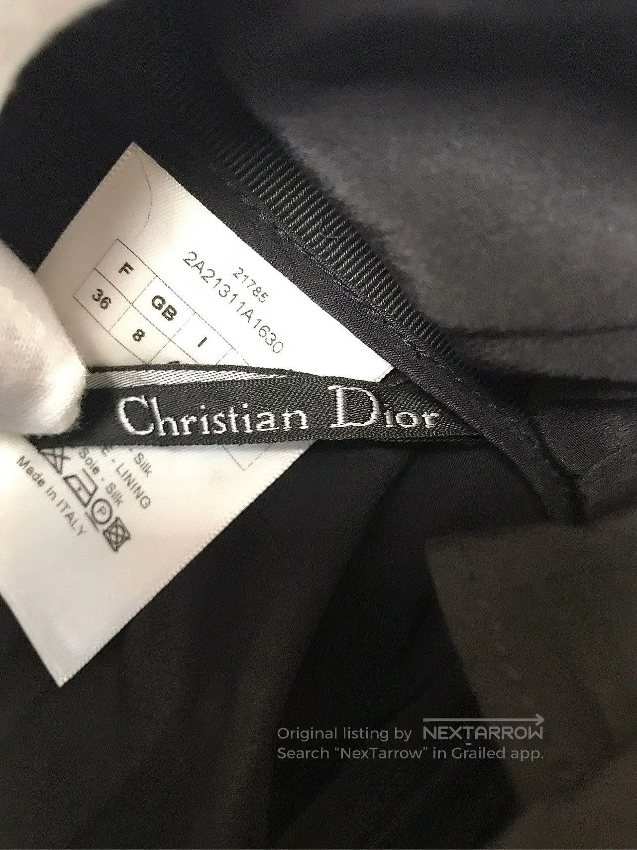 Dior dior pleated silk midi skirt in black. Size US 40 / EU 56 - 4 Thumbnail