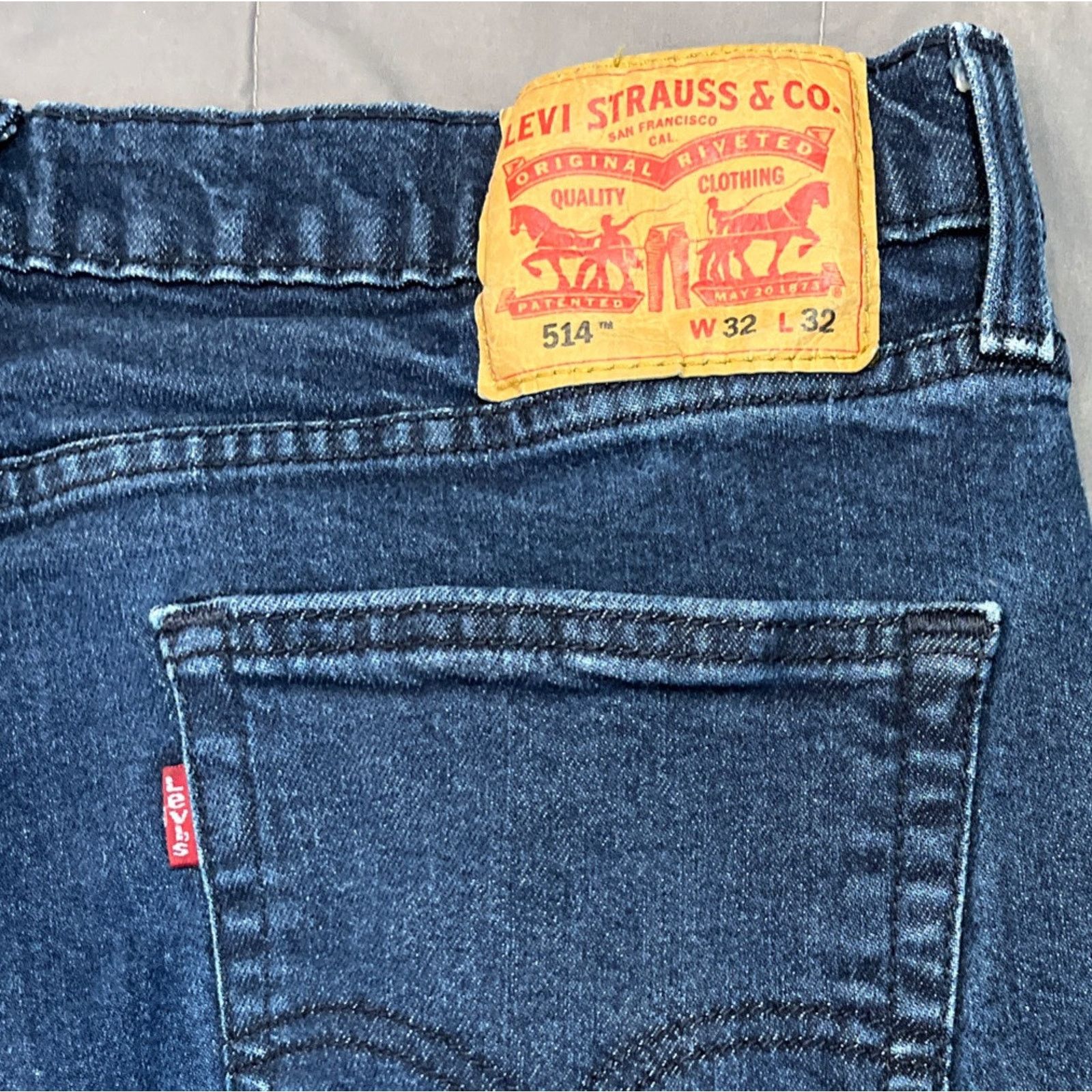 Levi's Levi's Men's 514 Straight Fit Stretch Denim Jeans Size 32x32 Size US 32 / EU 48 - 4 Thumbnail