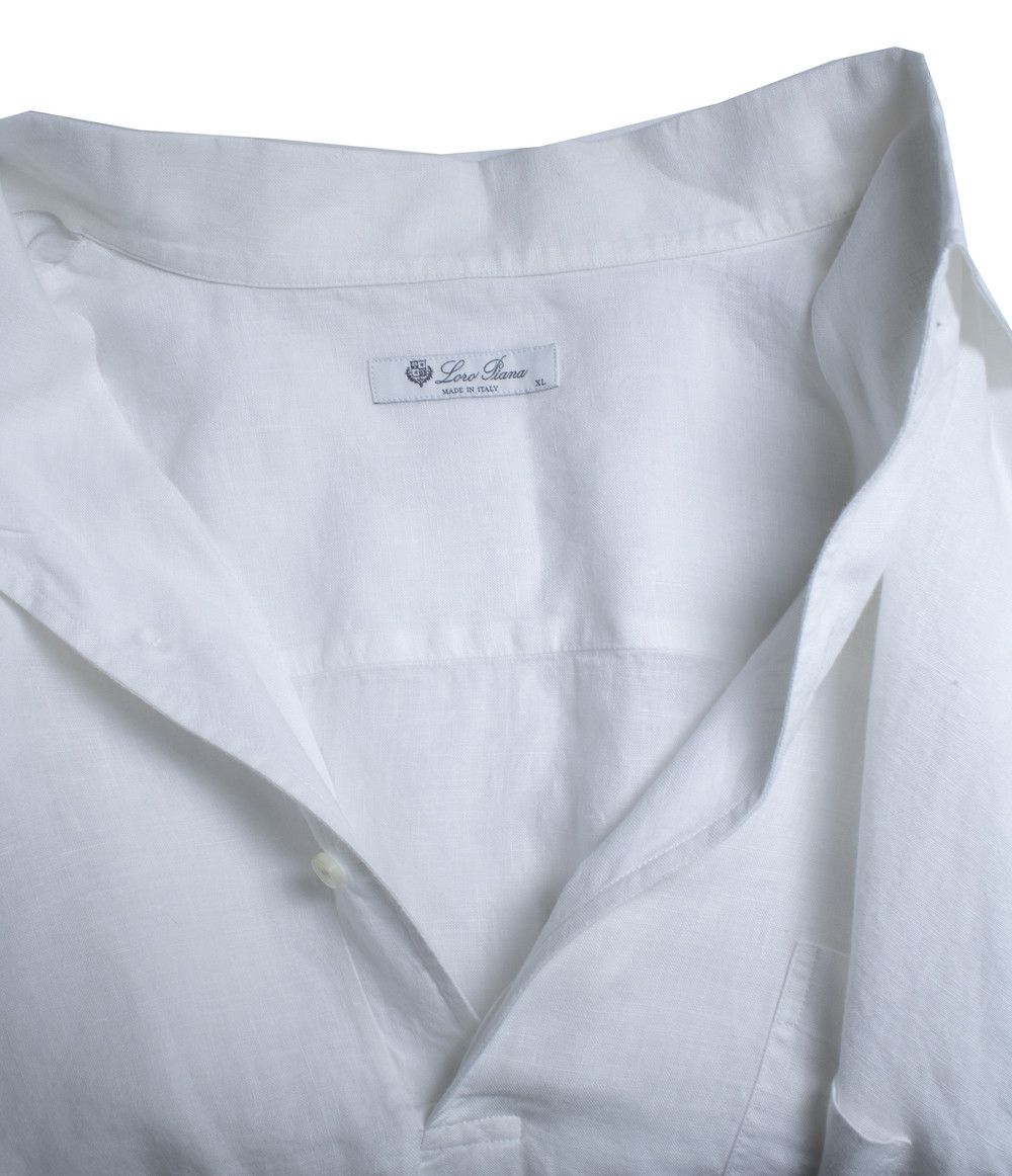 Loro Piana Loro Piana, white shirt Size US XL / EU 56 / 4 - 5 Thumbnail