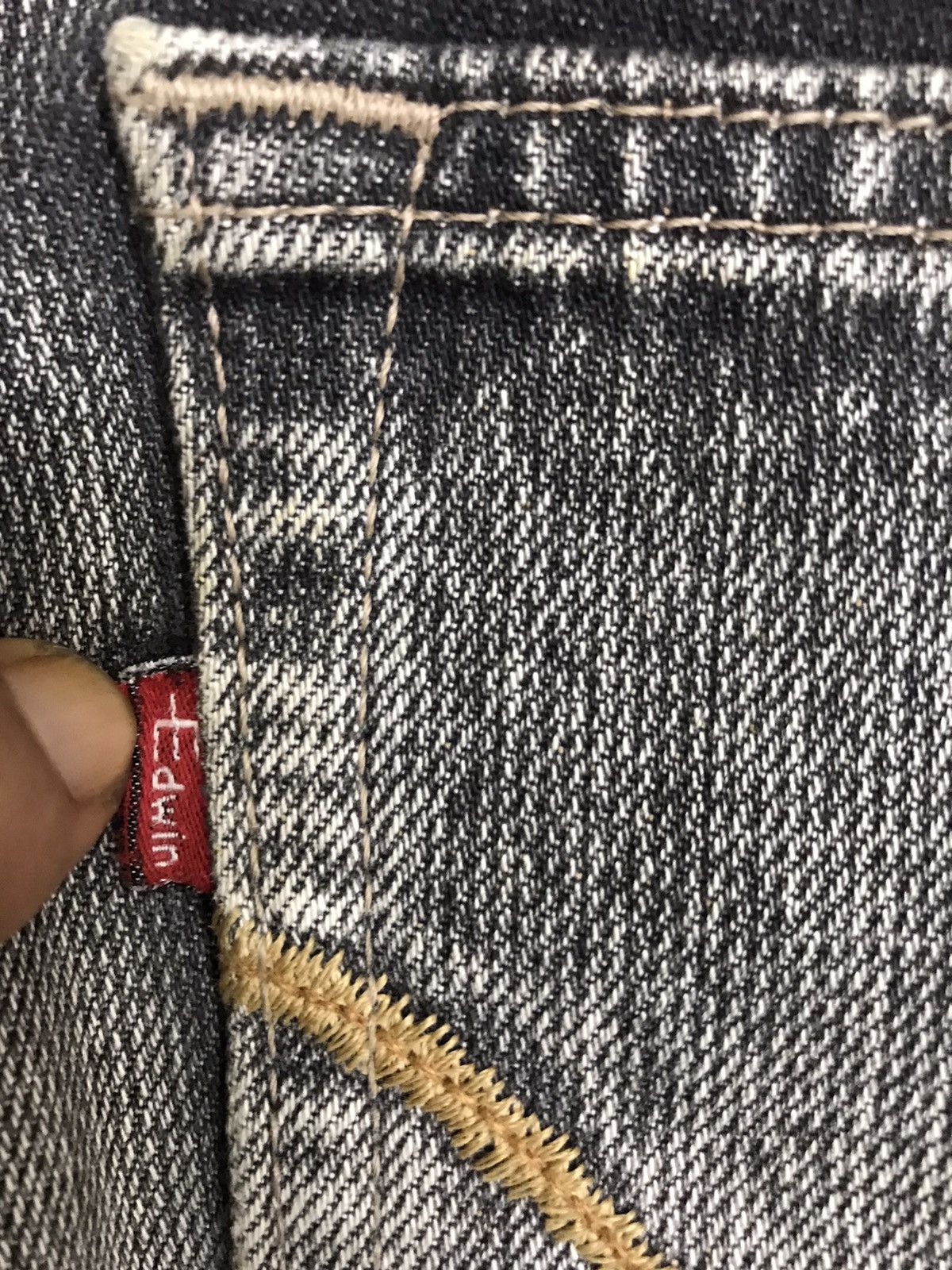 Edwin 💥ARCHIVAL💥VERY RARE EDWIN E-FUNCTION BLACK WASH DENIM F350 Size US 32 / EU 48 - 19 Thumbnail