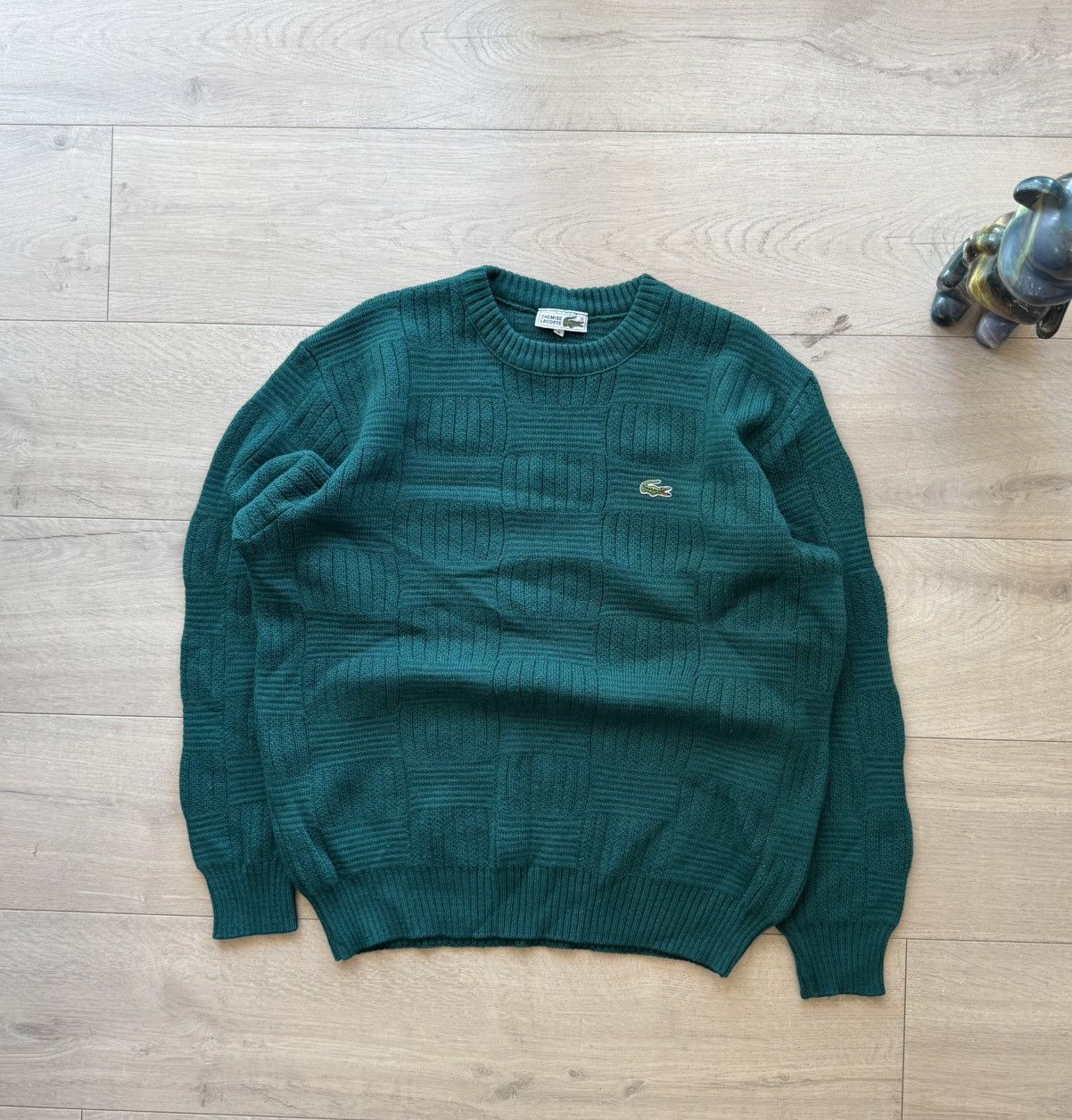 Lacoste × Vintage Lacoste Vintage Knit Sweater Size US XL / EU 56 / 4 - 2 Thumbnail