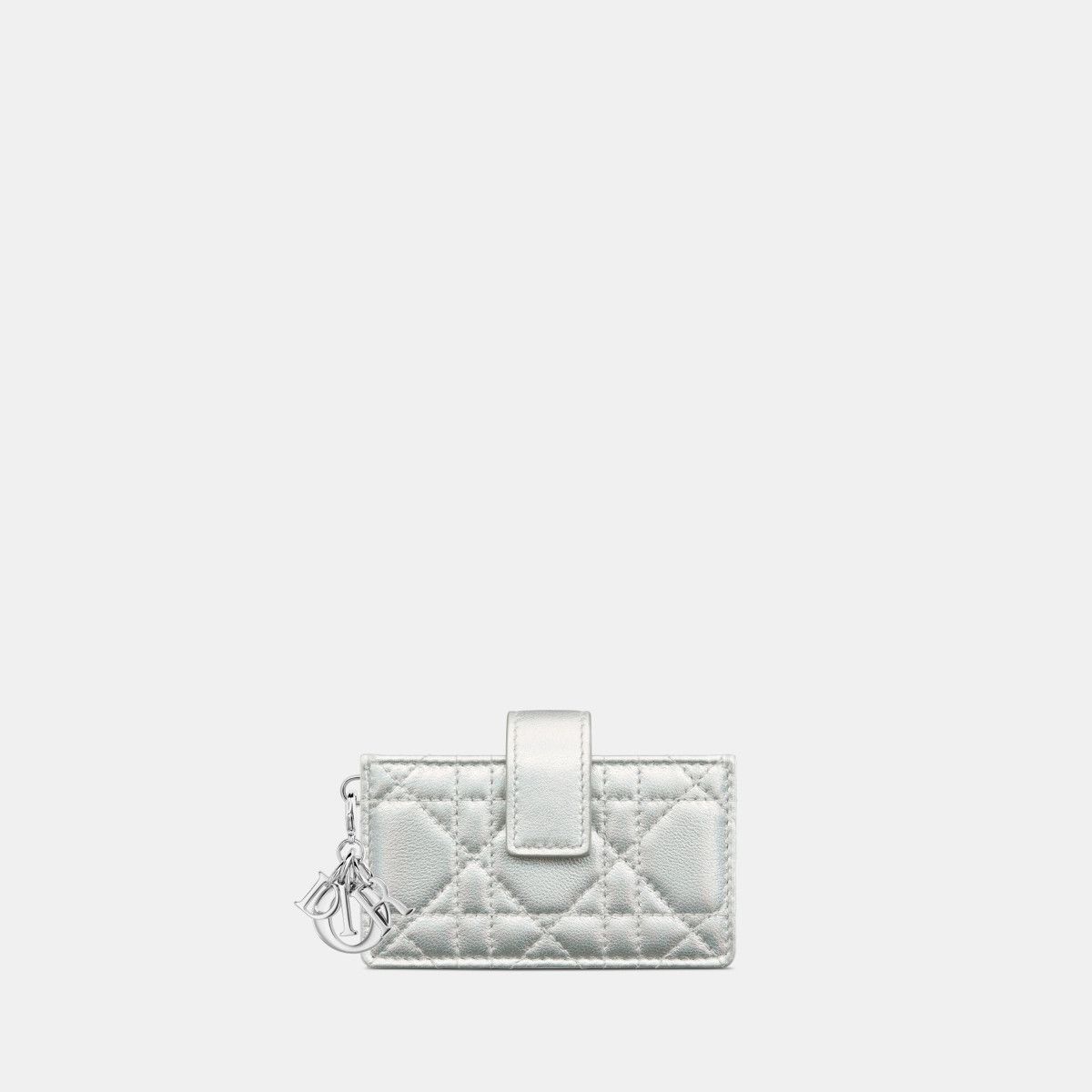 Dior o1bcso1str0226 Size:OS/ Jasmine Card Holder in Silver Size ONE SIZE - 1 Thumbnail
