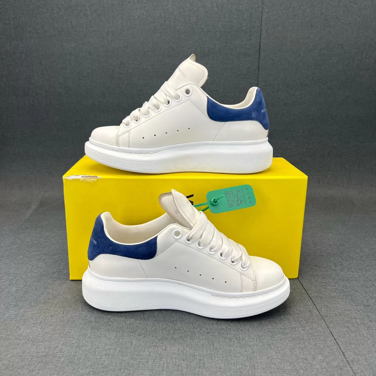 Alexander McQueen McQ white/blue with blue tail shoes EU35 like new Size US 4.5 / IT 34.5 - 3 Thumbnail