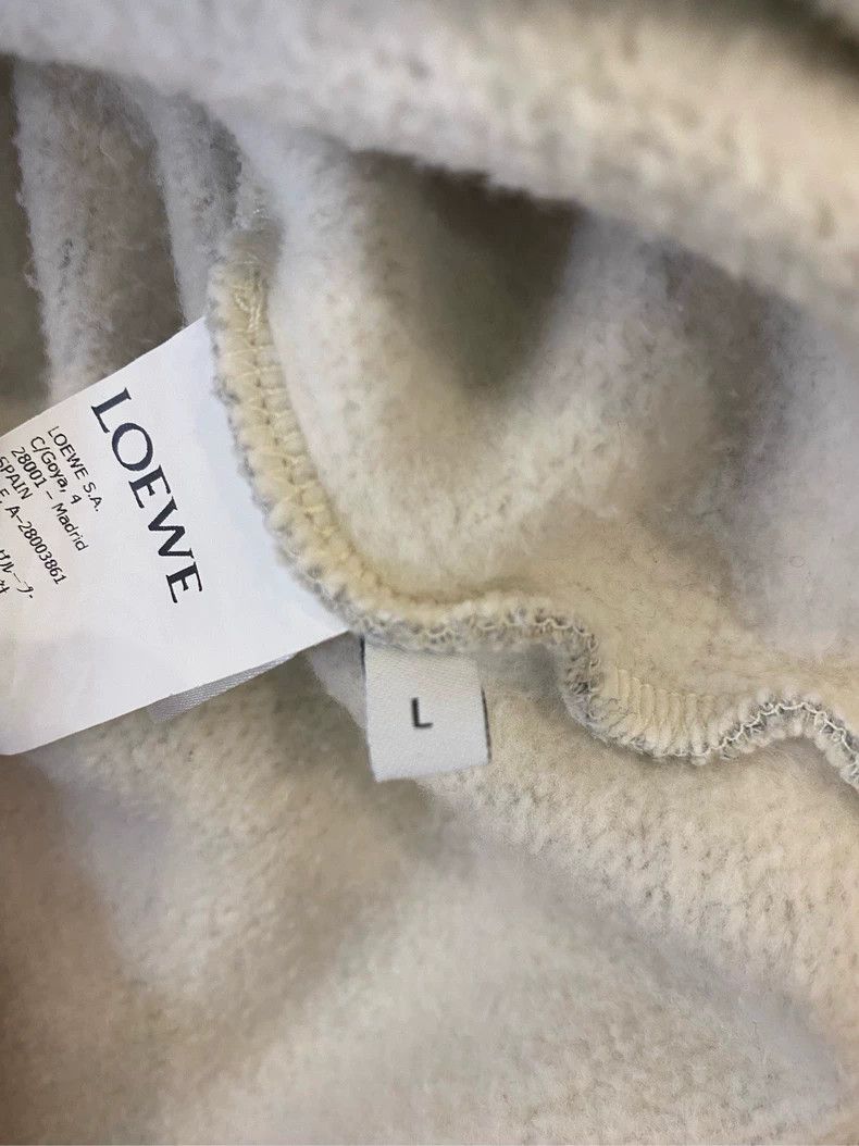 Loewe LOEWE Gray small Logo hoodie Size L / US 10 / IT 46 - 4 Thumbnail