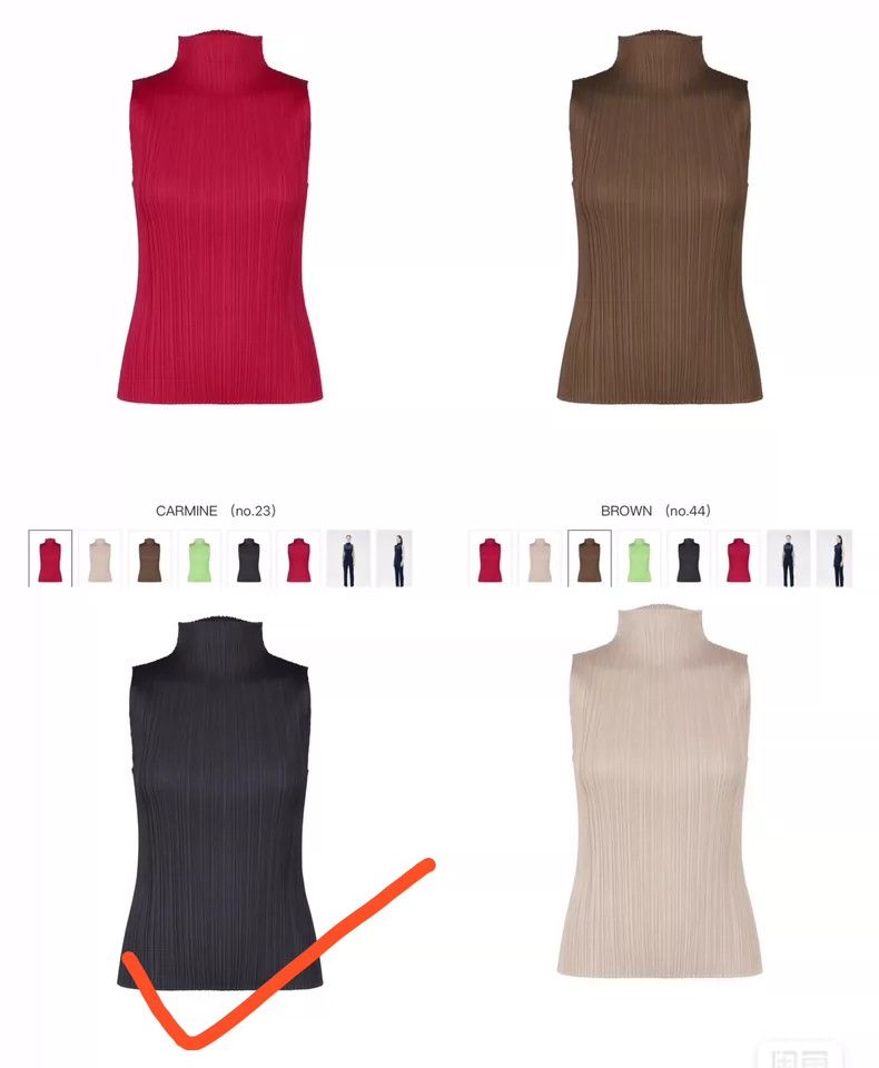 Issey Miyake Issey Miyake size:3 A dark blue high-neck sleeveless vest Size S / US 4 / IT 40 - 3 Thumbnail