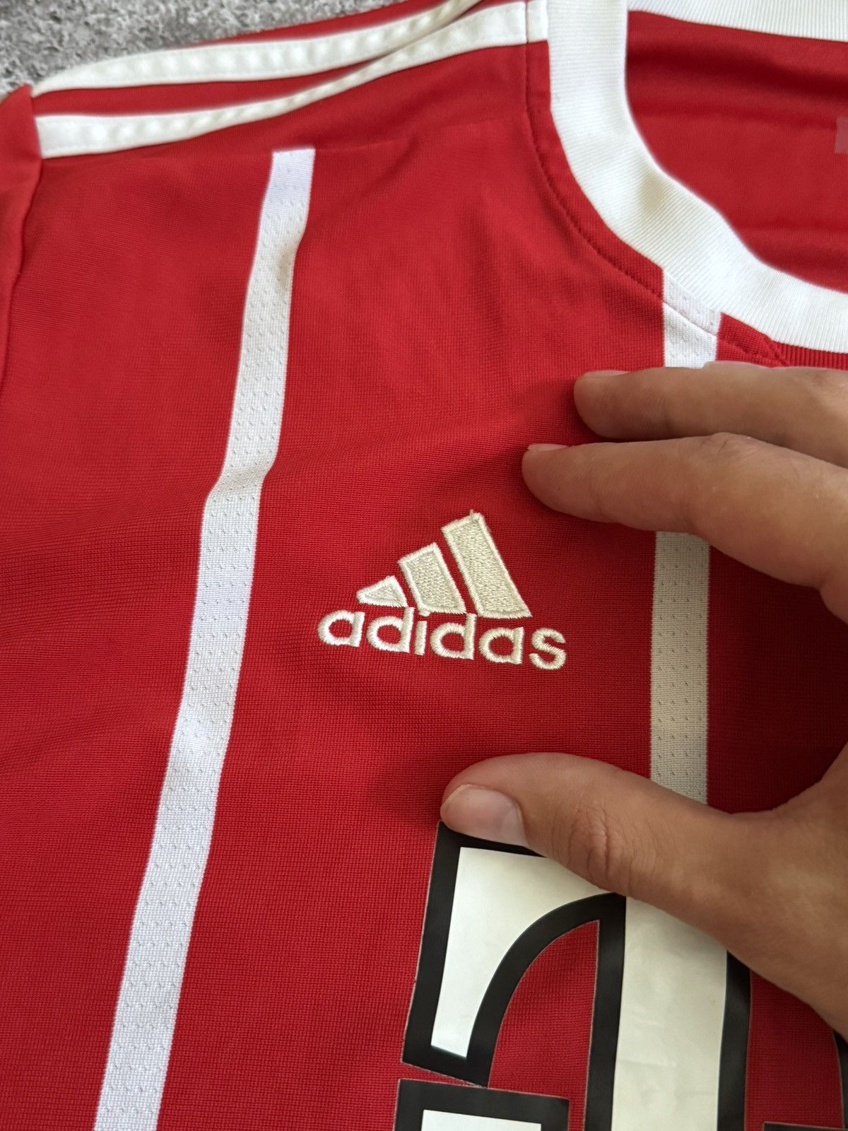 Adidas × Vintage Vintage Adidas Bayern Munchen FC Lewandowski Size US L / EU 52-54 / 3 - 6 Thumbnail