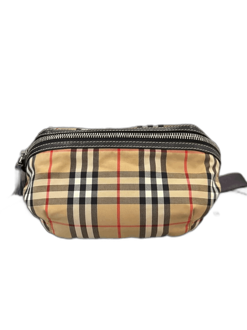 Burberry Burberry Classic Beige Check Waist Bag Size ONE SIZE - 1 Thumbnail