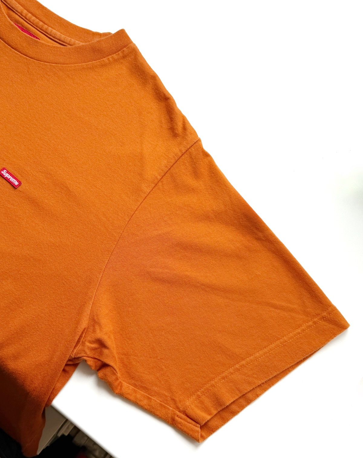 Supreme Supreme Orange Small Box Logo T Shirt Men’s Size L Size US L / EU 52-54 / 3 - 6 Thumbnail