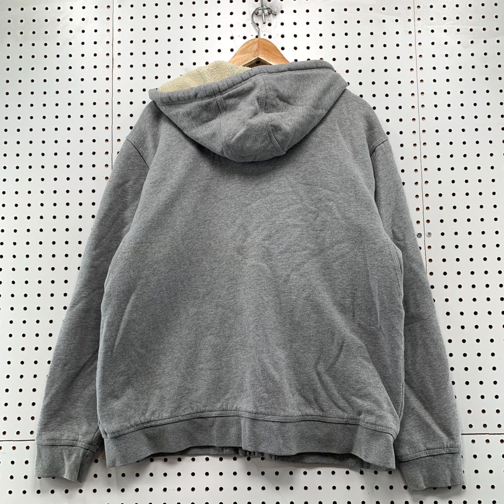 Vintage L.L. Bean Katahdin Hoodie Sweatshirt Mens XL Gray Lined Sherpa Iron Works Up Size US XL / EU 56 / 4 - 2 Thumbnail