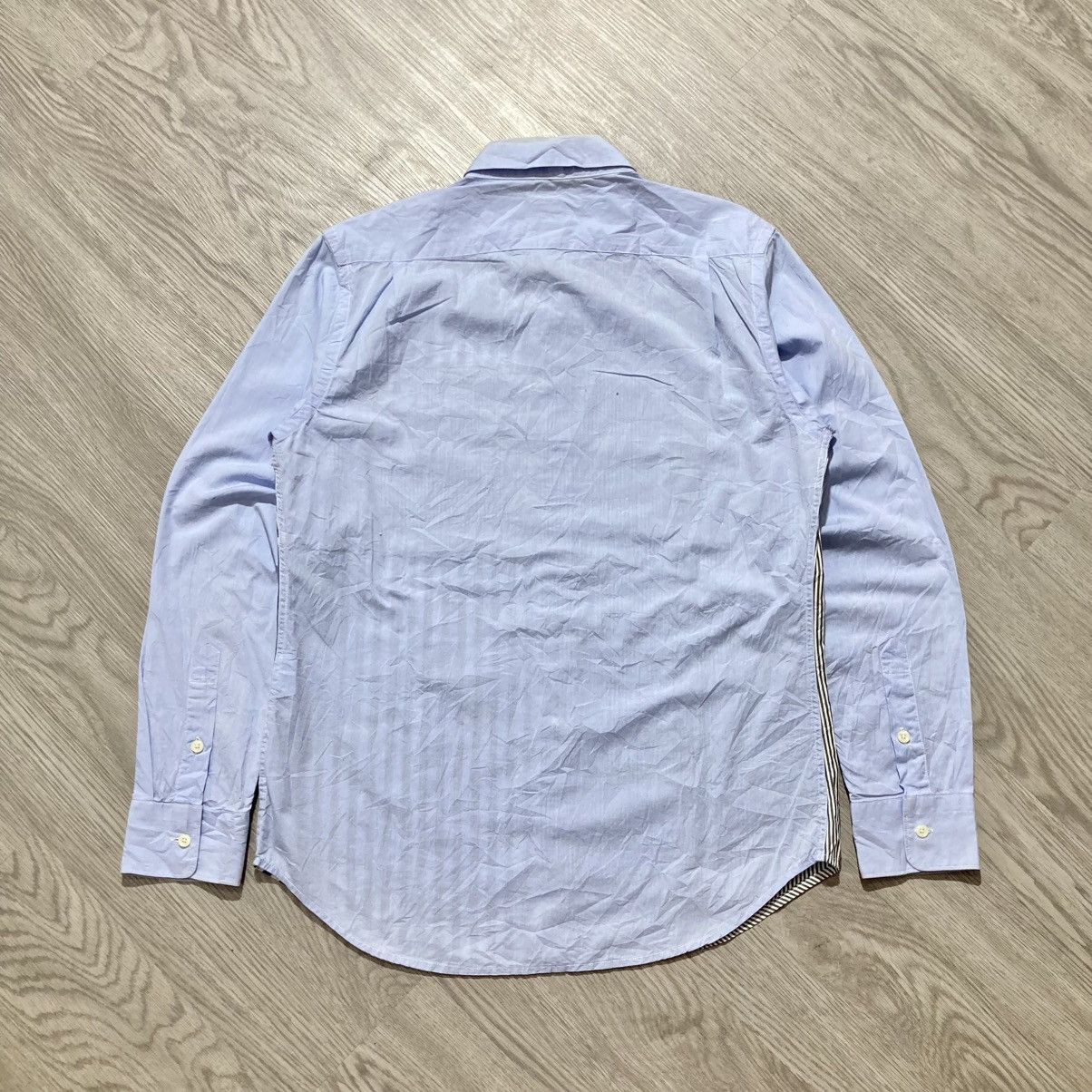 semanticdesign 2000s Semanticdesign Stripe Pattern Shirt CDG Style Designer Size US M / EU 48-50 / 2 - 9 Thumbnail
