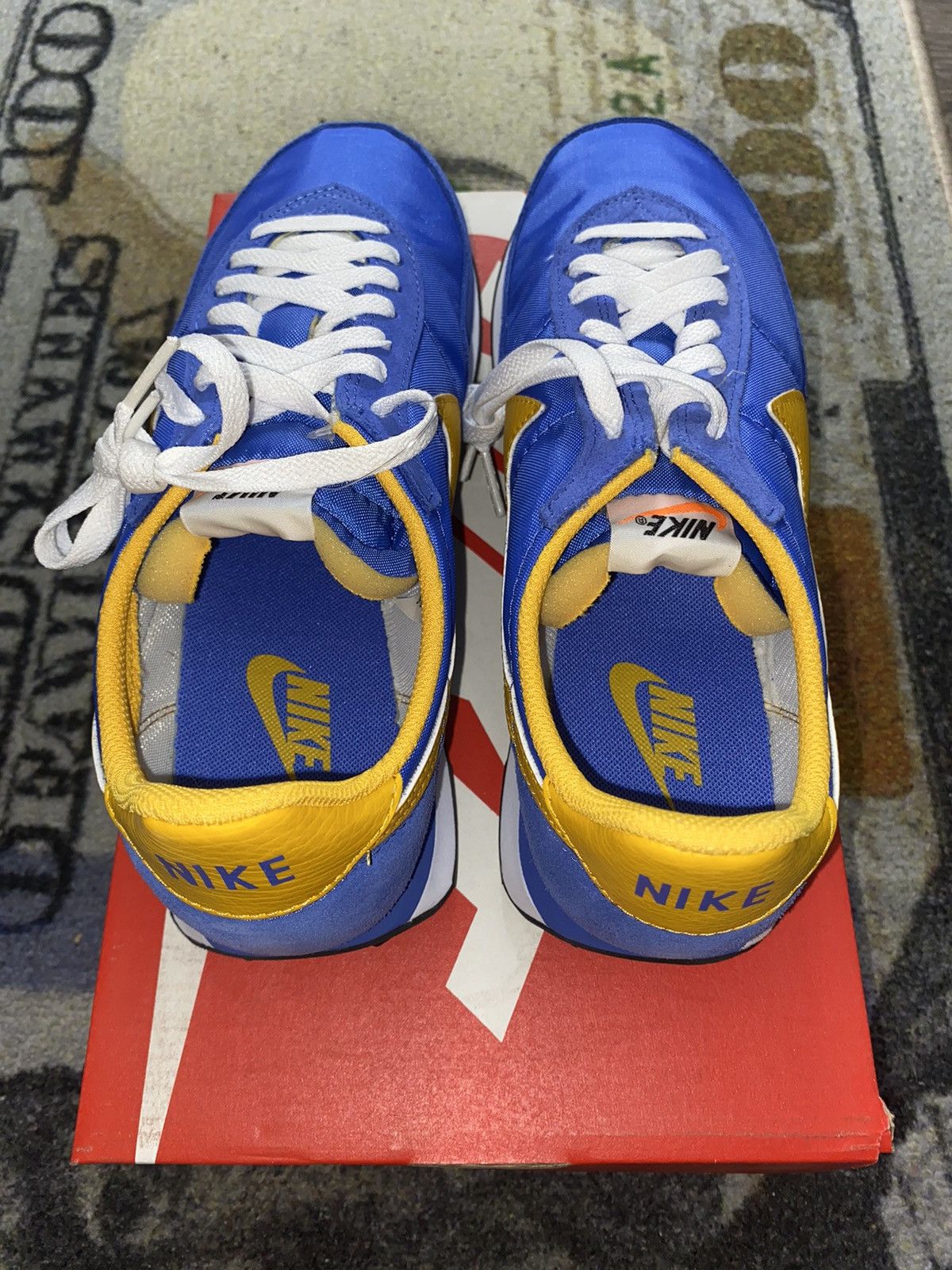 Nike Nike Waffle Trainer 2 Medium Blue University Gold Size US 8 / EU 41 - 4 Thumbnail