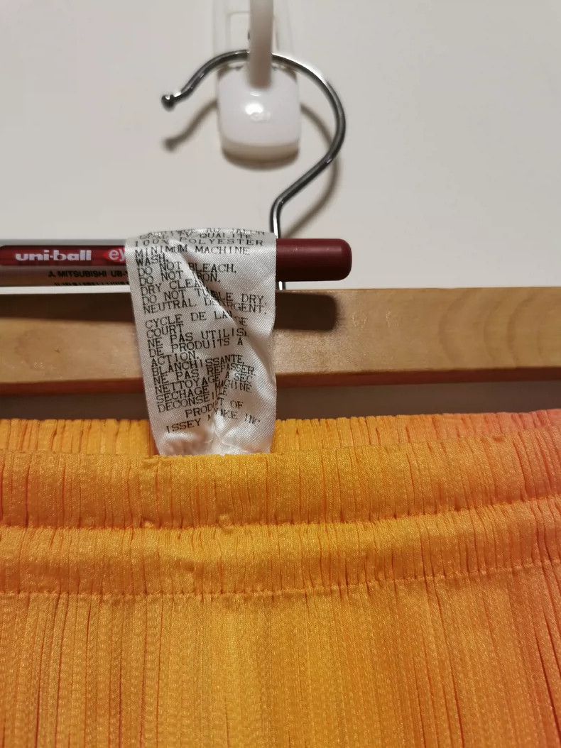 Other Issey Miyake size:3 Orange vintage gradient half skirt Size 23" - 4 Thumbnail