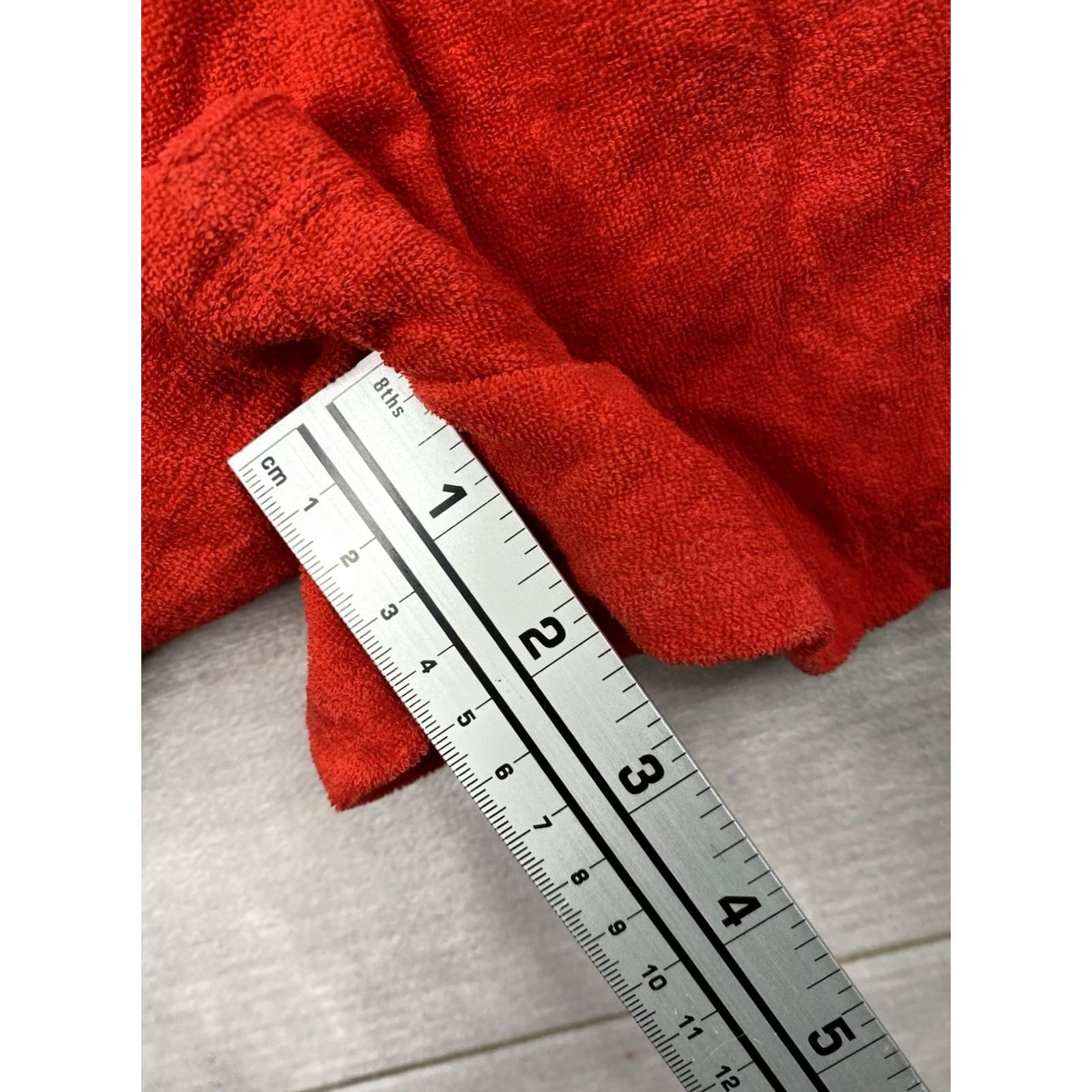 Vintage Wild Fable Romper Shirt Red Adult L Halter Beach NWT Shortall Sleeveless Cotton Polyester 70s 80s 90s Aloha Womens Size 36" / US 14 / IT 50 - 7 Thumbnail