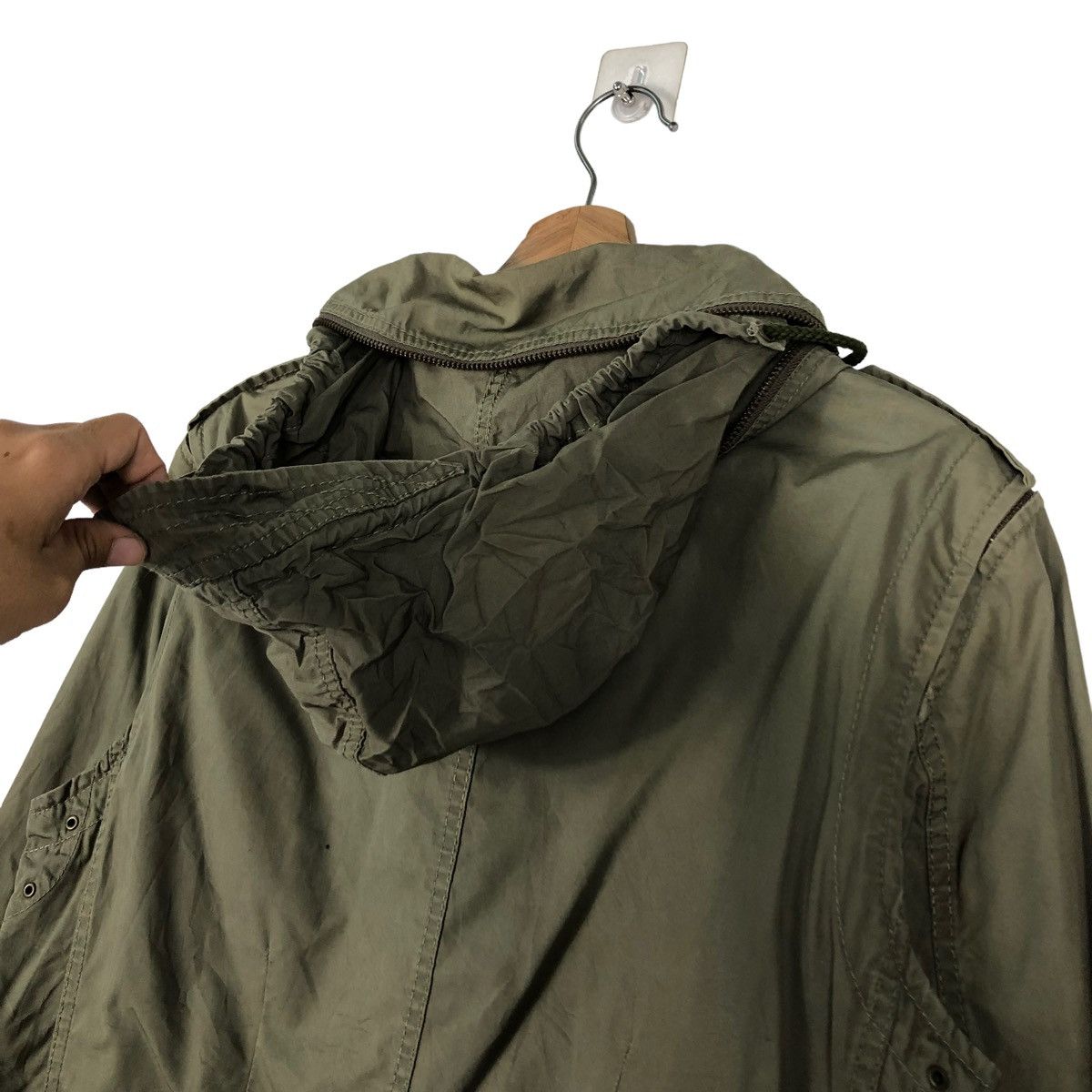 PPFM 🔥CROPPED BONDAGE PARACHUTE BIKER JACKET PPFM JAPAN Size US L / EU 52-54 / 3 - 12 Thumbnail
