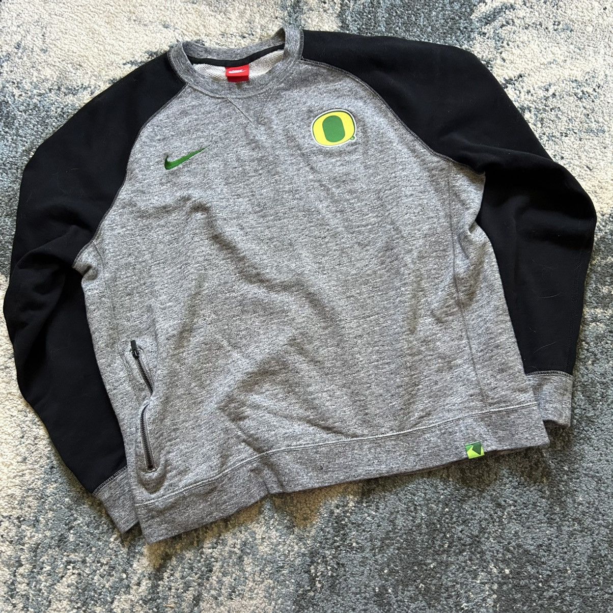 NCAA 2017 PREPPY MARLED RAGLAN OREGON DUCKS CREWNECK BOXY CROPPED Size US XL / EU 56 / 4 - 10 Thumbnail