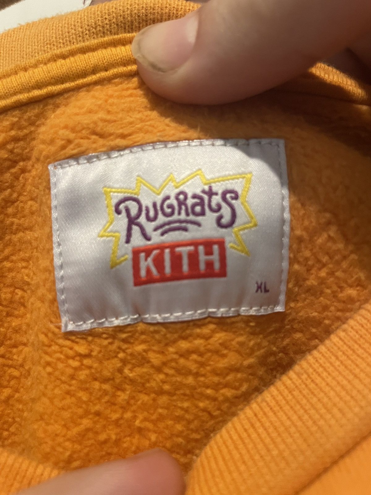 Kith × Nickelodeon 2015 Kith x Nickelodeon Rugrats Logo Crewneck Sweatshirt Size US XL / EU 56 / 4 - 4 Thumbnail