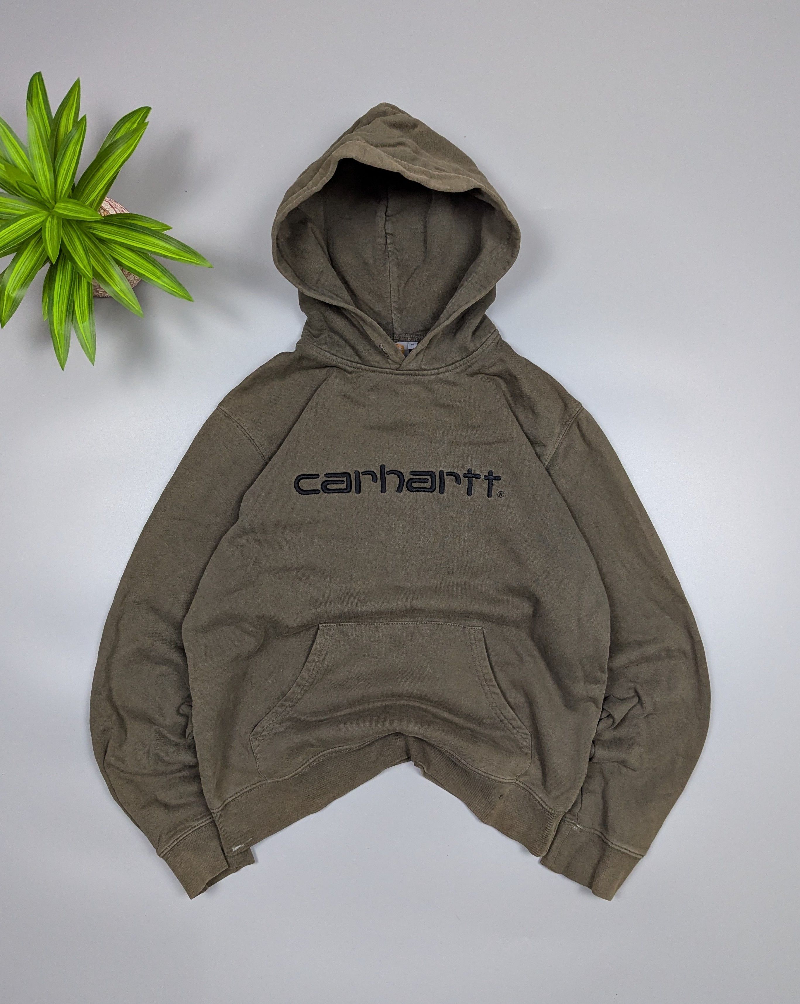 Carhartt Carhartt WIP VTG Men’s Insulated Khaki Hoodie Size M Size US M / EU 48-50 / 2 - 1 Thumbnail