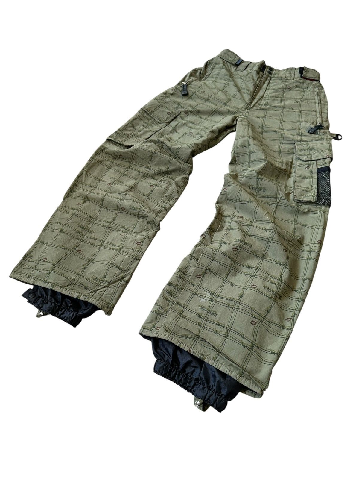 Japanese Brand 2000's Kissmark - Barbed gorpcore outdoor pants Size US 29 - 3 Thumbnail