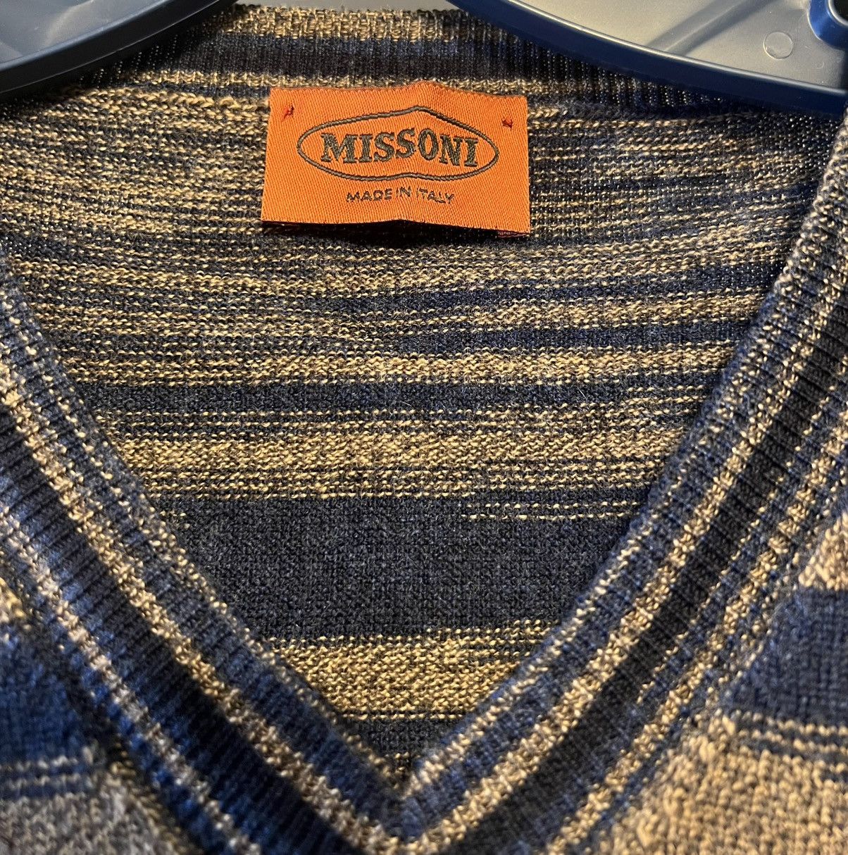 Missoni Authentic Missoni made in Italy wool striped sweater 54 XL Size US XL / EU 56 / 4 - 2 Thumbnail