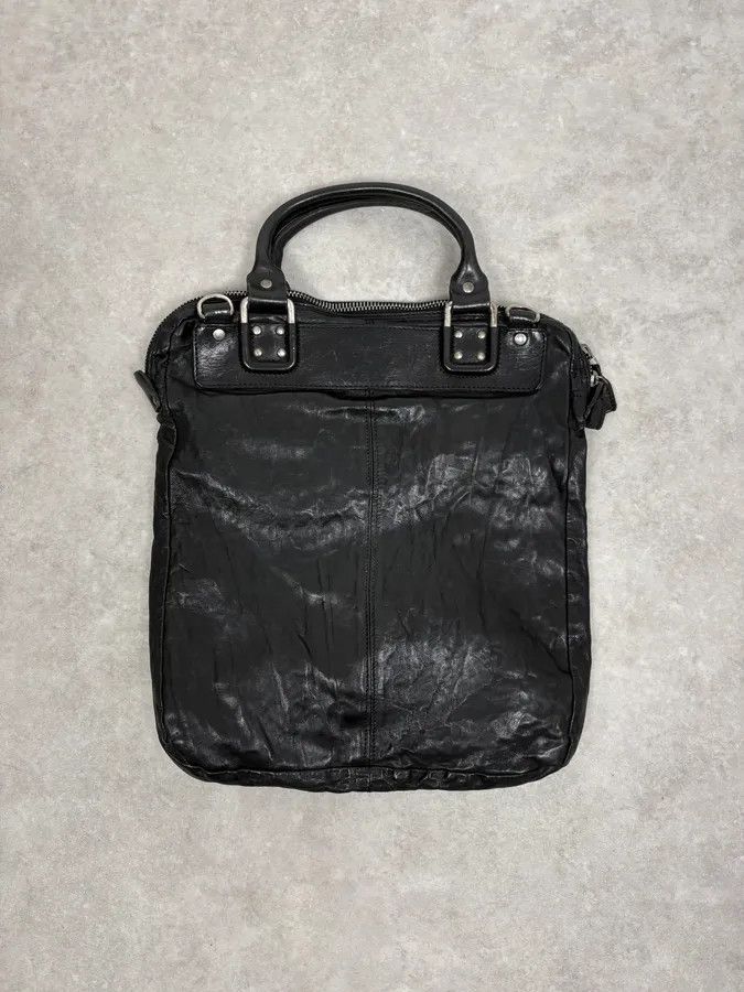 Diesel Diesel Black Leather Avant-Garde Shoulder Bag Size ONE SIZE - 6 Thumbnail