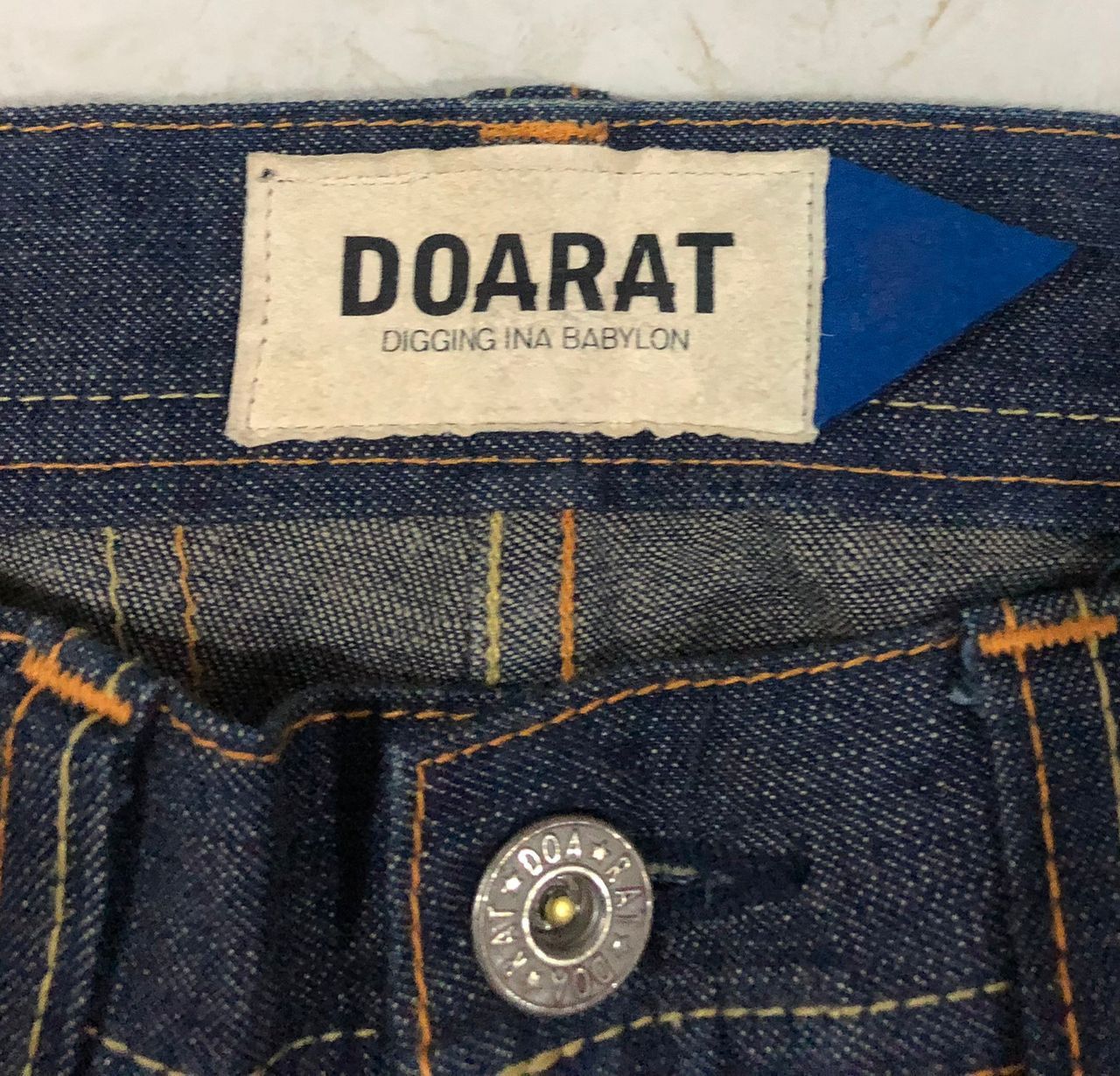 If Six Was Nine × Japanese Brand Doarat Denim Rare Design Fashion Style Size US 33 - 5 Thumbnail