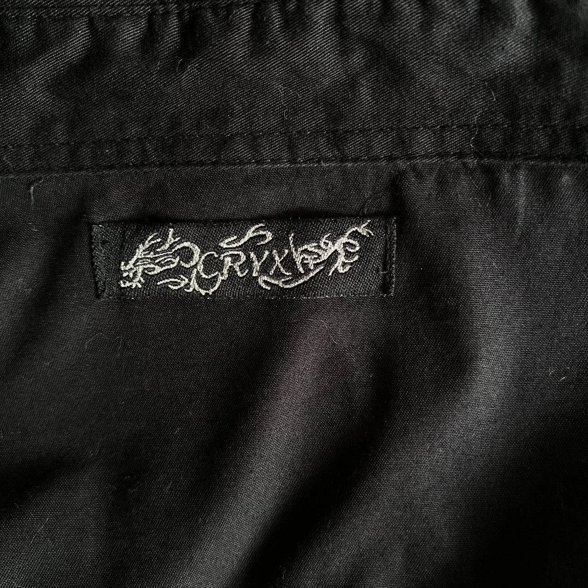 Designer × Japanese Brand Cryx punkY2K style pockets black shirt Size S / US 4 / IT 40 - 4 Thumbnail