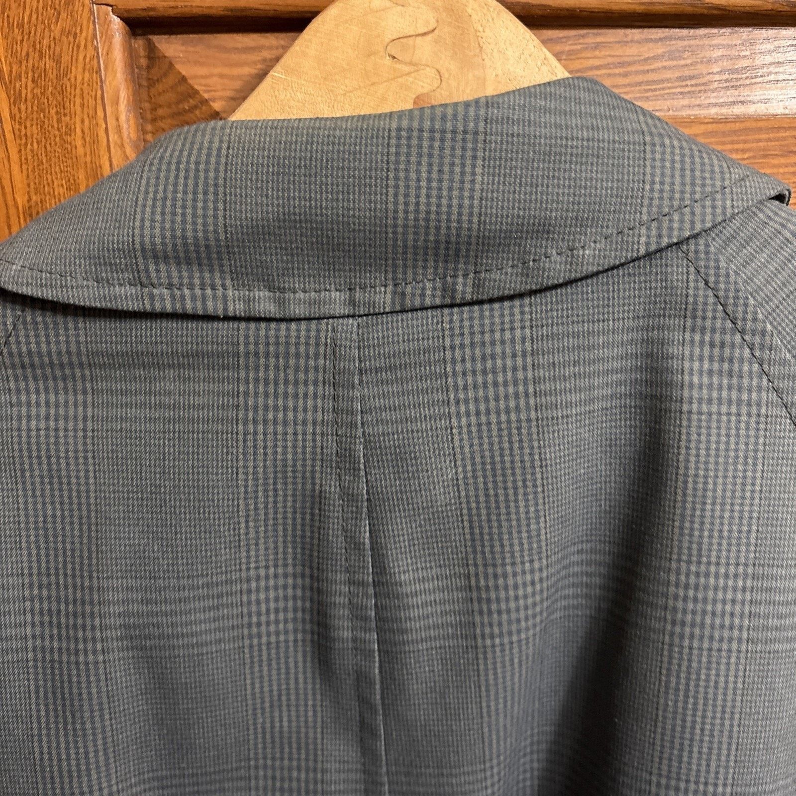 Other Vtg Brigadier Curlee 42R Blue Black Overcoat Alpaca Liner Size US XL / EU 56 / 4 - 9 Thumbnail