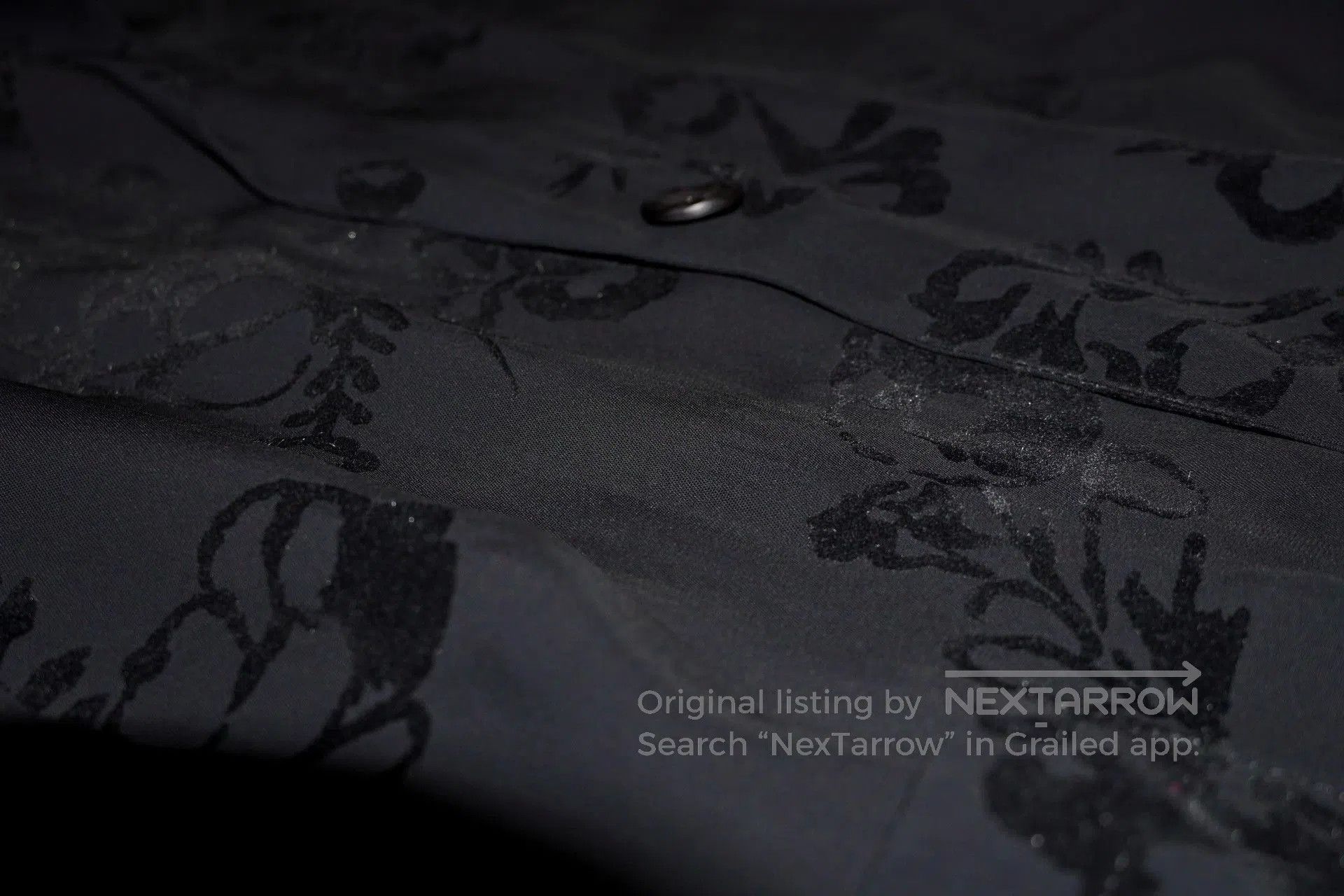 Yohji Yamamoto yohji yamamoto floral velvet blazer. Size M / US 6-8 / IT 42-44 - 5 Thumbnail