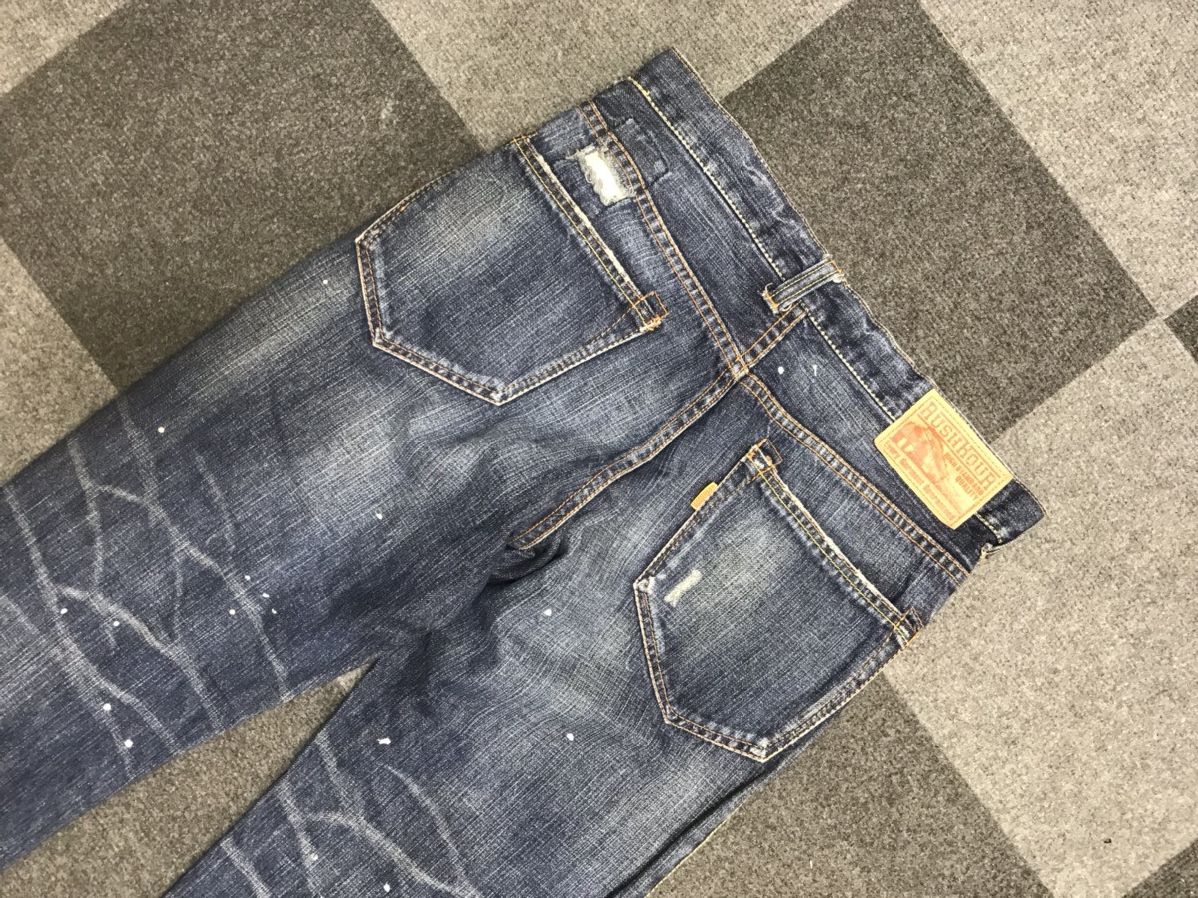 Japanese Brand RUSH HOUR Japan Painter Distressed Patchwork Jeans Size US 32 / EU 48 - 10 Thumbnail