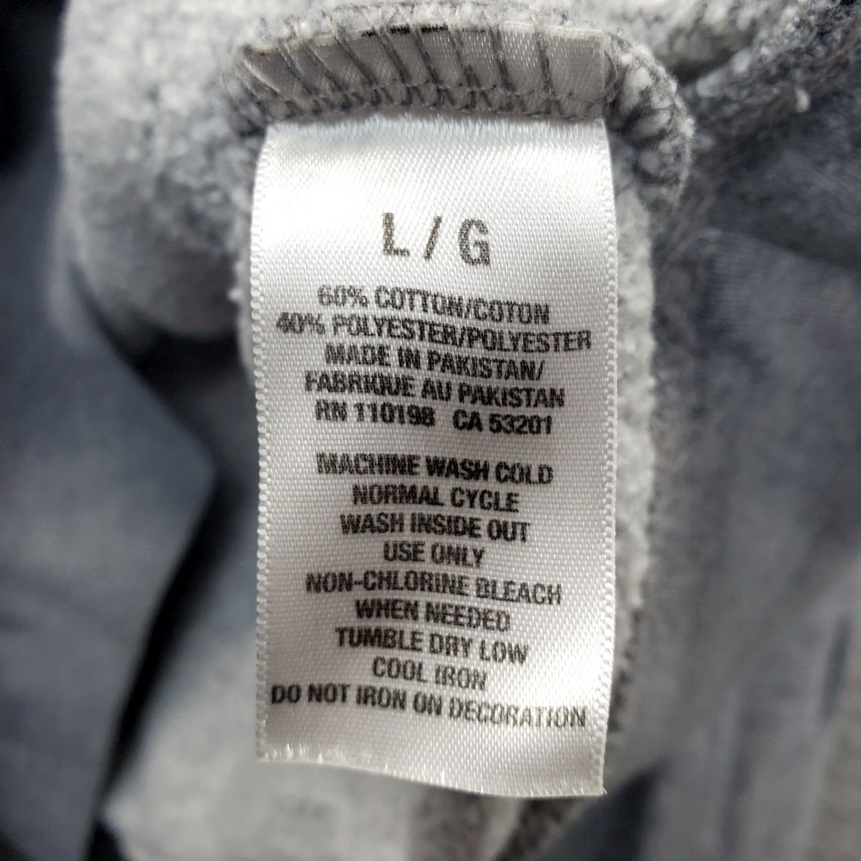 Vintage Aéropostale Hoodie Womens L Gray Fleece Lined Glitter Logo Long Sleeve Pullover Size L / US 10 / IT 46 - 6 Thumbnail