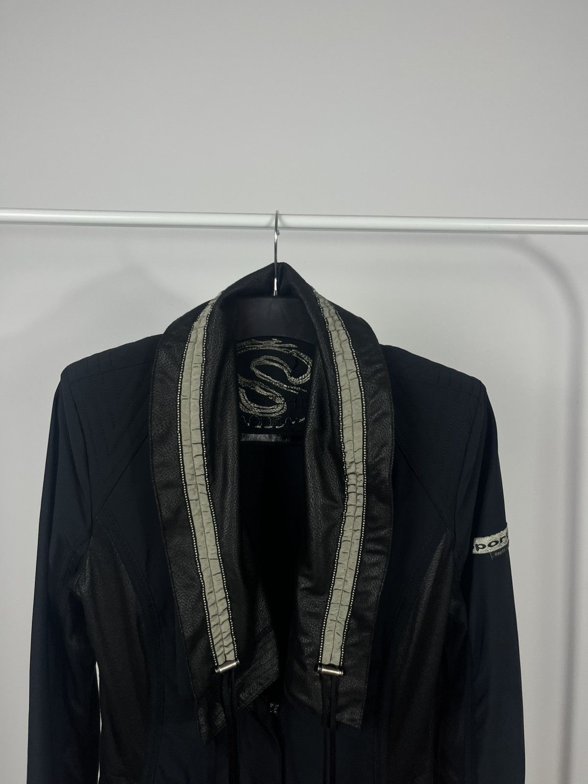Sportalm Kitzbuhel Sportalm Black Jacket With Faux Leather Inserts Size 38 Size M / US 6-8 / IT 42-44 - 2 Thumbnail