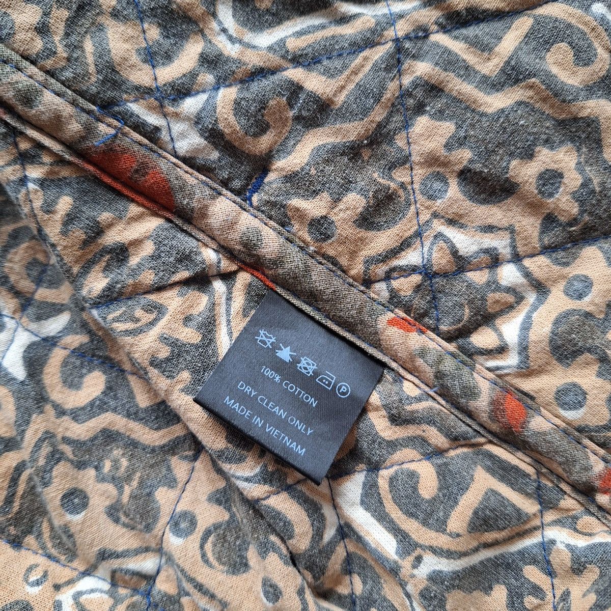 Craig Green Craig Green AW17 Reverse Block Print Quilted Jacket Size US XS / EU 42 / 0 - 5 Thumbnail