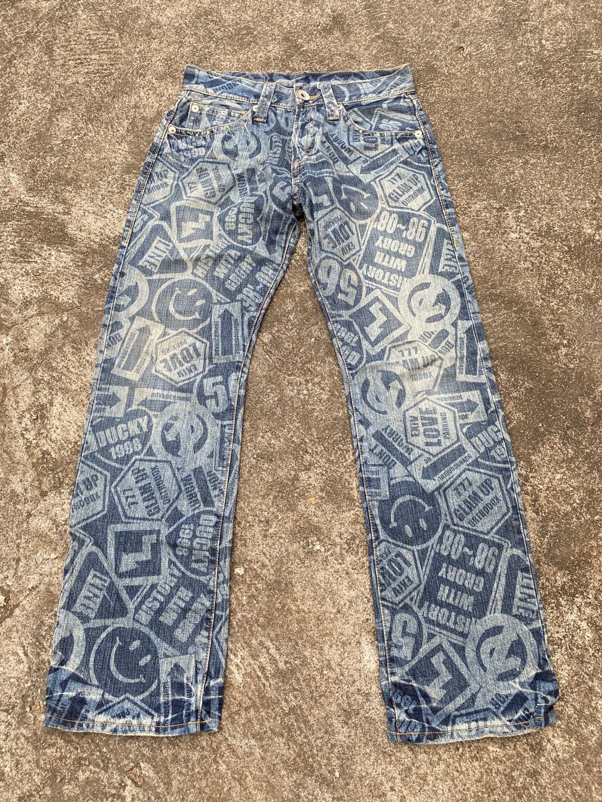 Japanese Brand Co n Lu over print Size US 30 / EU 46 - 1 Thumbnail
