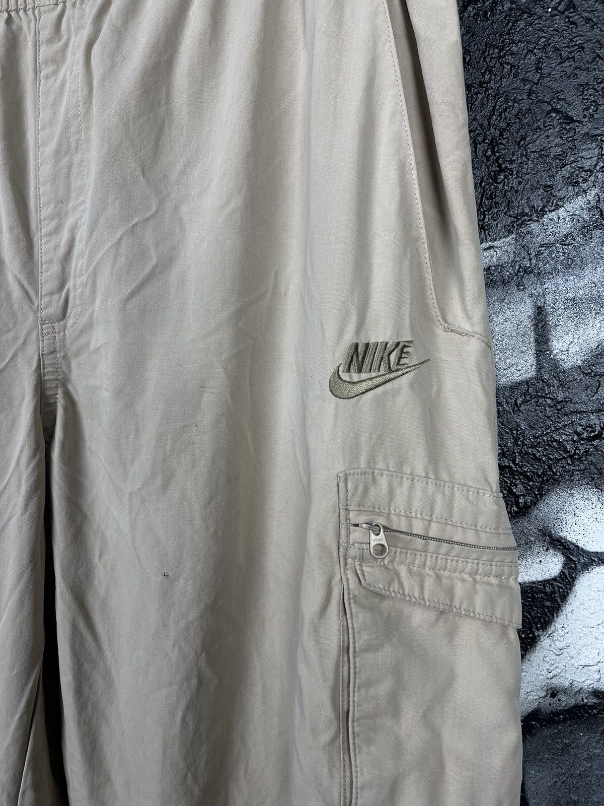 Nike × Vintage Y2K Nike Beige Cargo Pants Men’s Size L Size US 34 / EU 50 - 5 Thumbnail