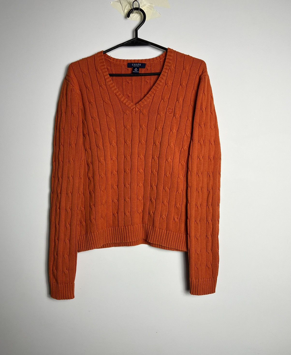 Chaps Ralph Lauren × Polo Ralph Lauren × Ralph Lauren Braid Sweater Chaps Ralph Lauren 100% cotton Size M / US 6-8 / IT 42-44 - 1 Thumbnail