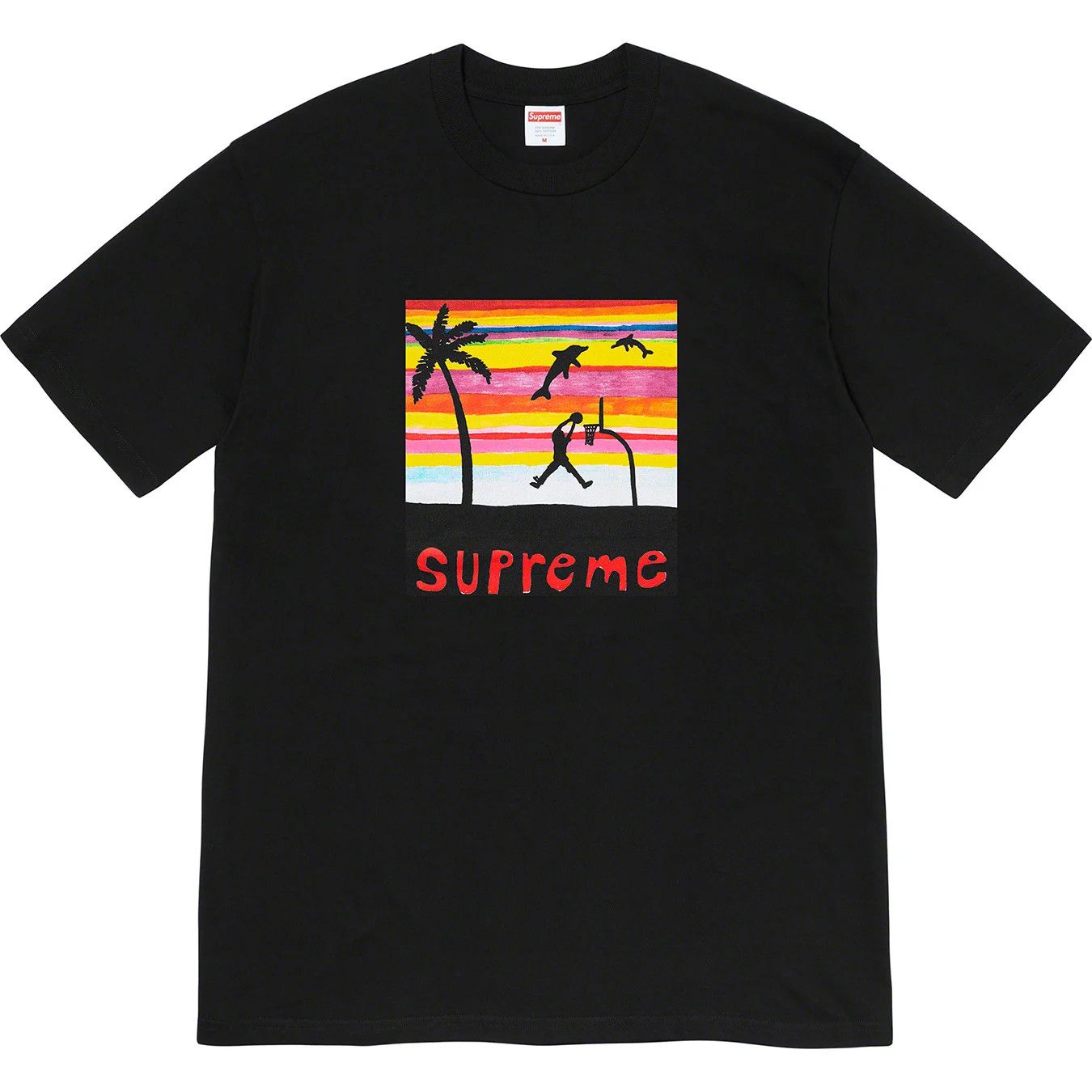 Supreme Dunk Tee Black Xlarge