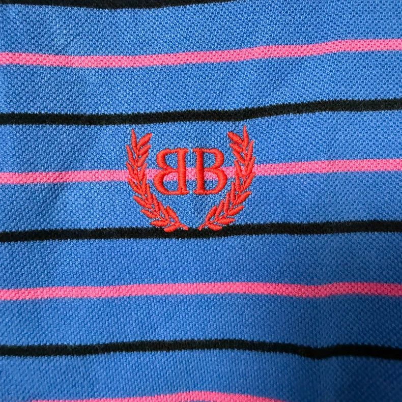 Balenciaga Balenciaga 25ss New Wheat Spike Striped Polo Shirt Size US S / EU 44-46 / 1 - 3 Thumbnail