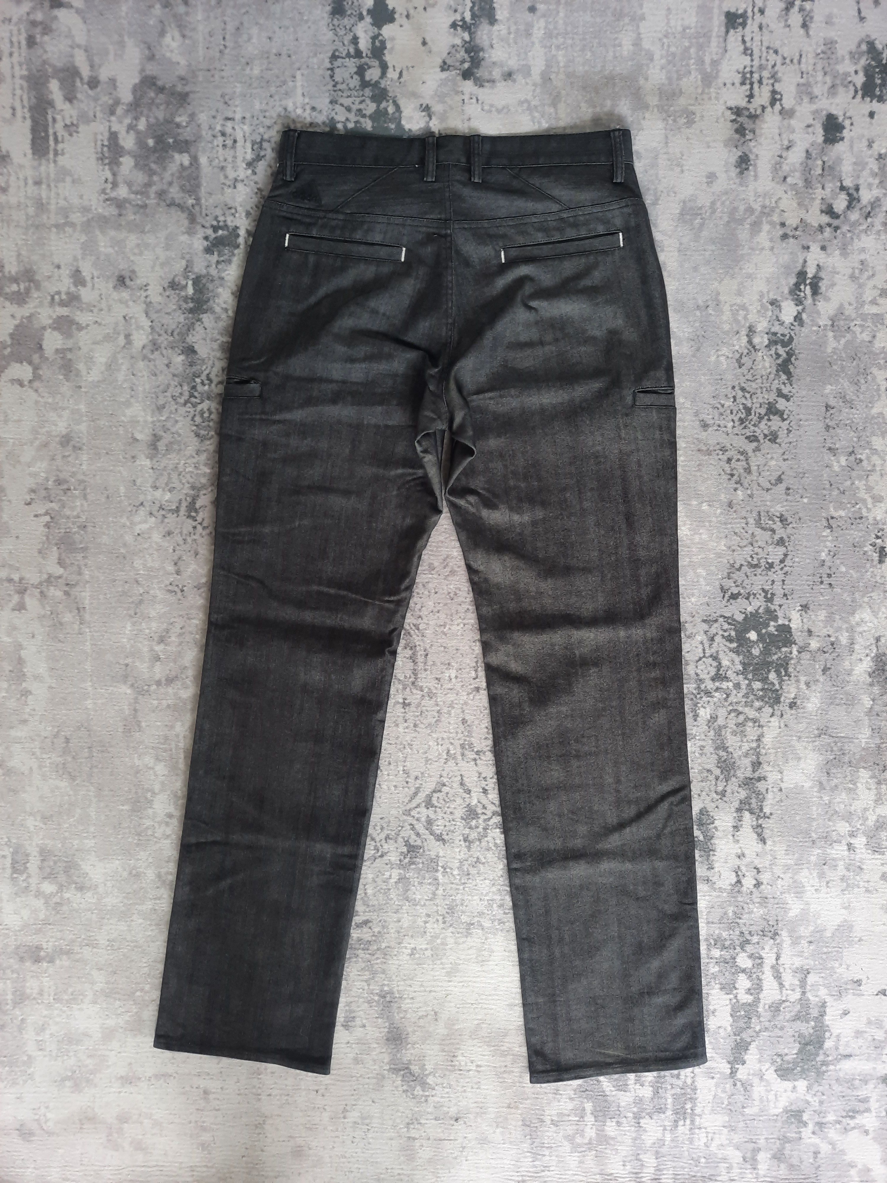 Adidas 💥 Vintage adidas flag six pocket black denim pants Size US 32 / EU 48 - 2 Thumbnail