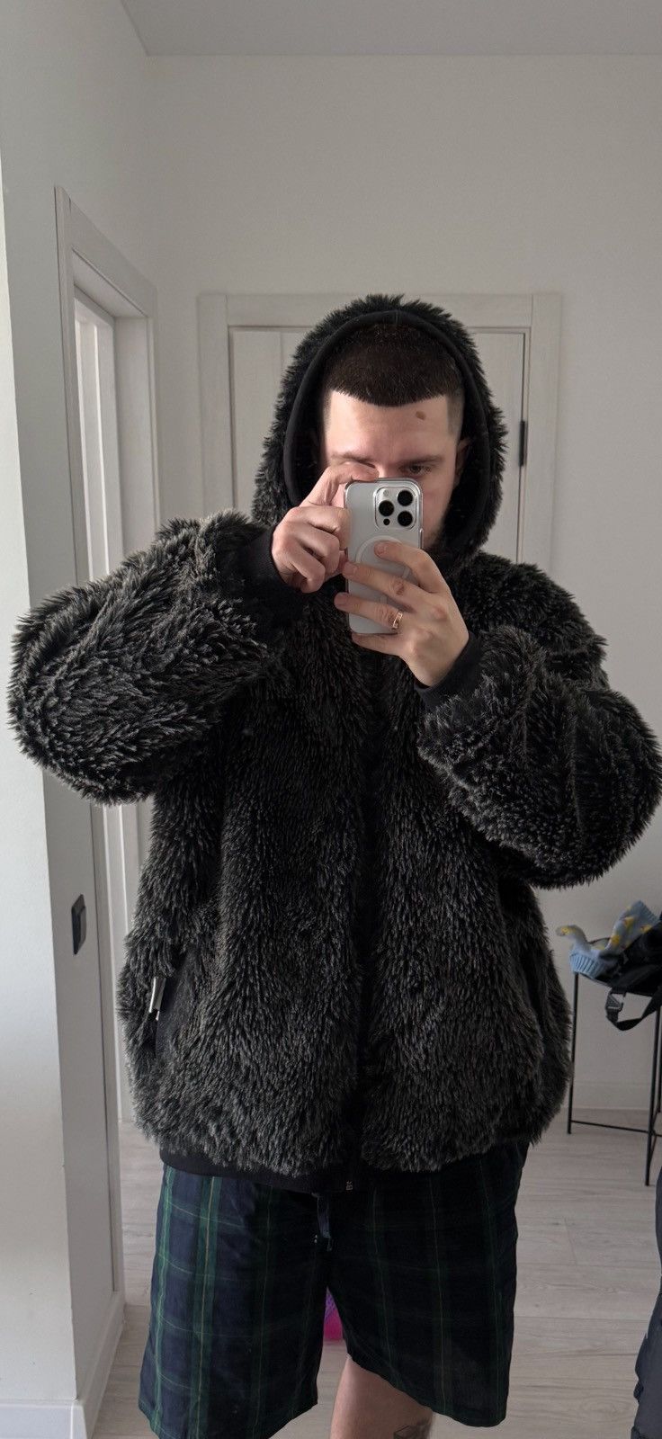 Vintage Rare Karl Kani Reversible Y2K Vintage Fur Zip Hoodie Jacket Size US XL / EU 56 / 4 - 1 Thumbnail