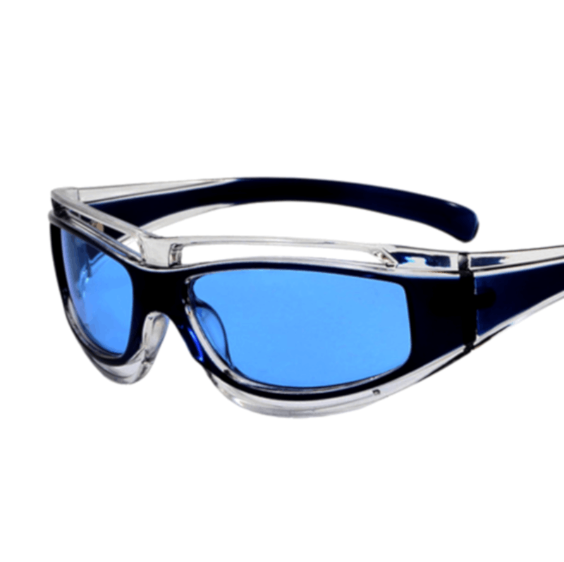 Vintage Punk Cat-Eye Aviation Streamline Sunglasses Cyber Rave Size ONE SIZE - 2 Thumbnail