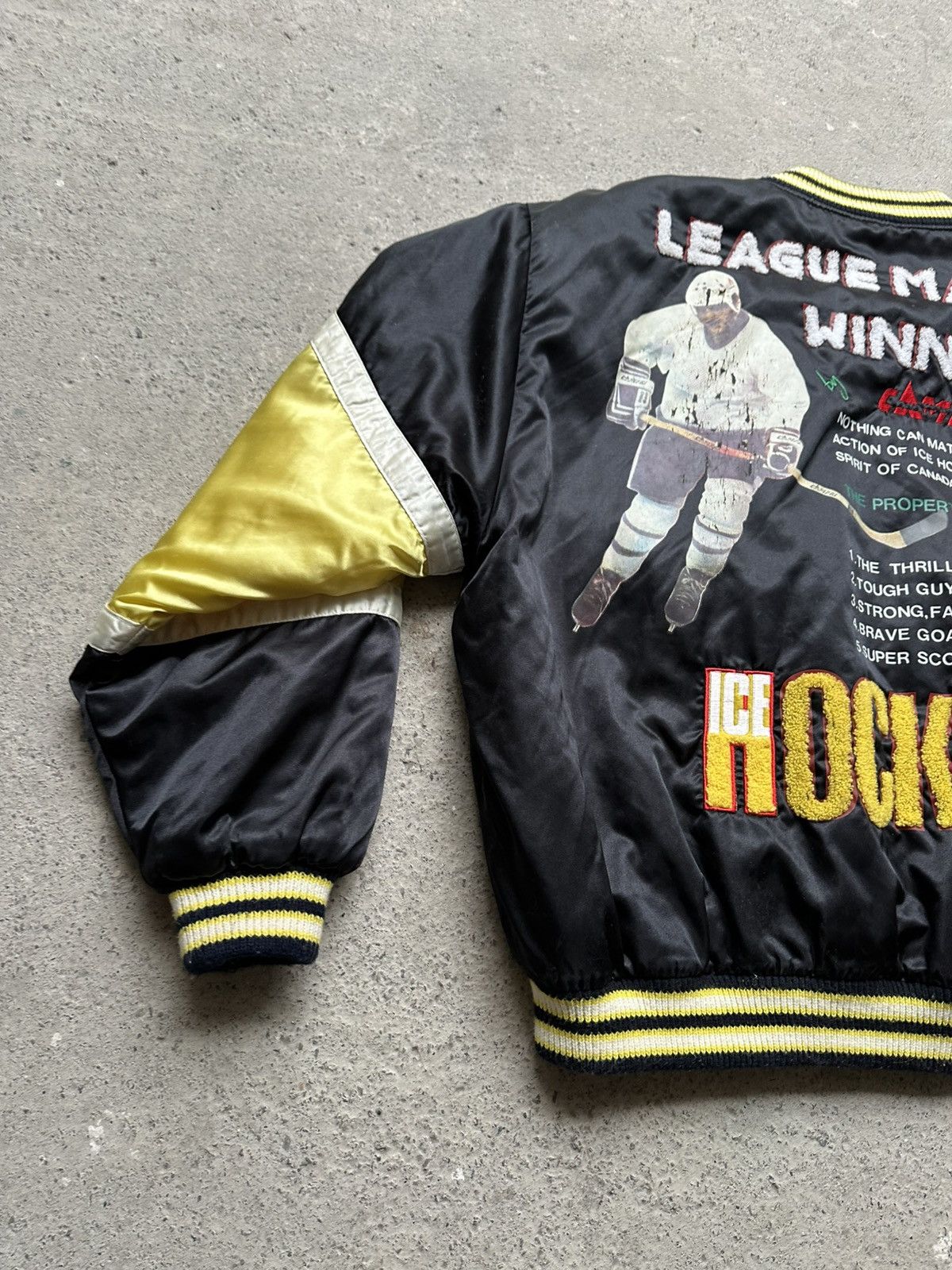 Campia Moda Campri Bomber NHL International Hockey League Vintage XL 56 Size US XL / EU 56 / 4 - 12 Thumbnail